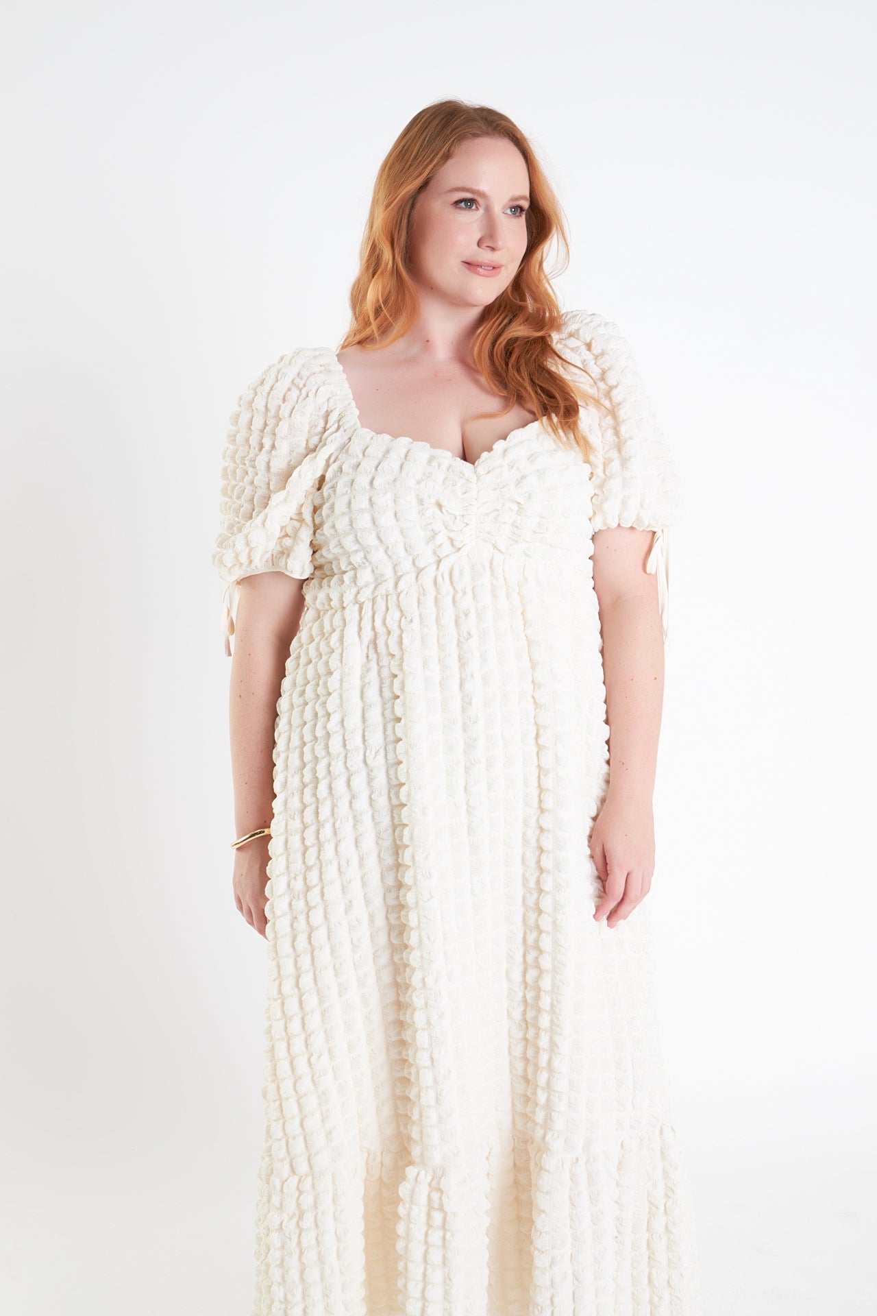 ENDLESS ROSE - Textured Maxi Dress - DRESSES available at Objectrare