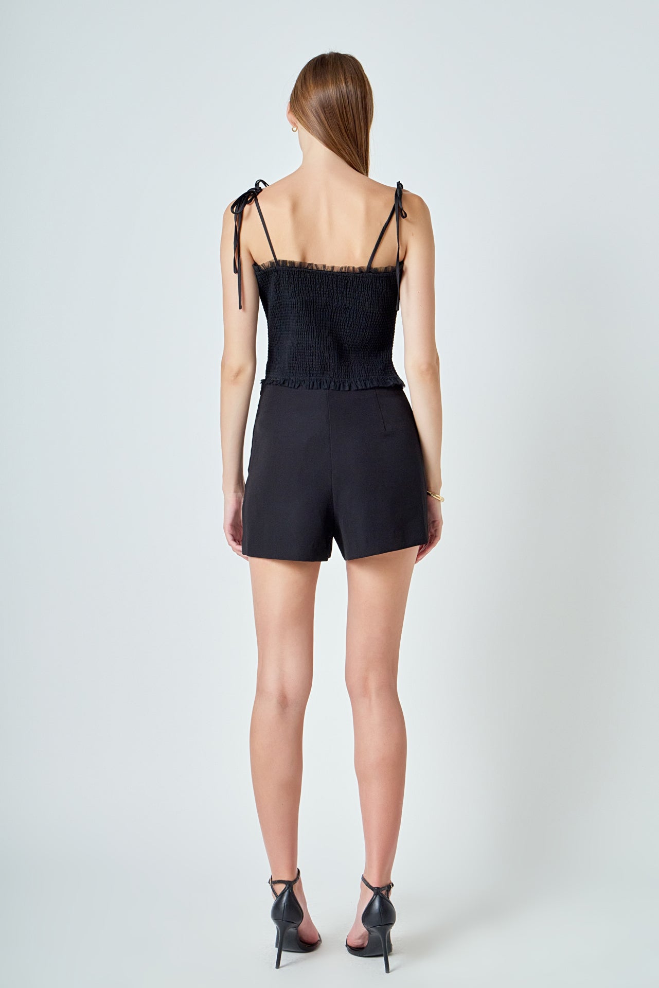 ENDLESS ROSE - Tulle Cropped Top - TOPS available at Objectrare