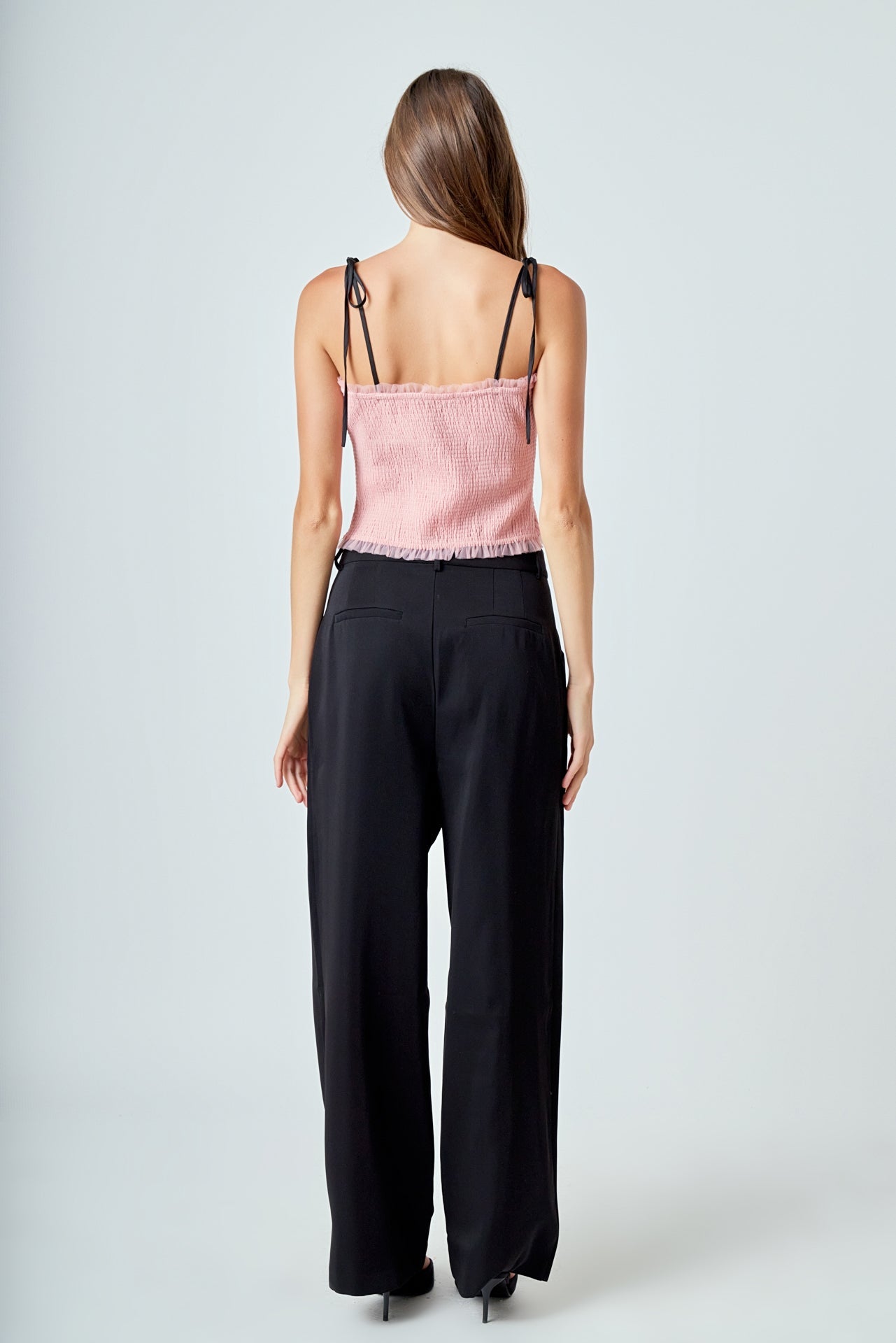 ENDLESS ROSE - Tulle Cropped Top - TOPS available at Objectrare