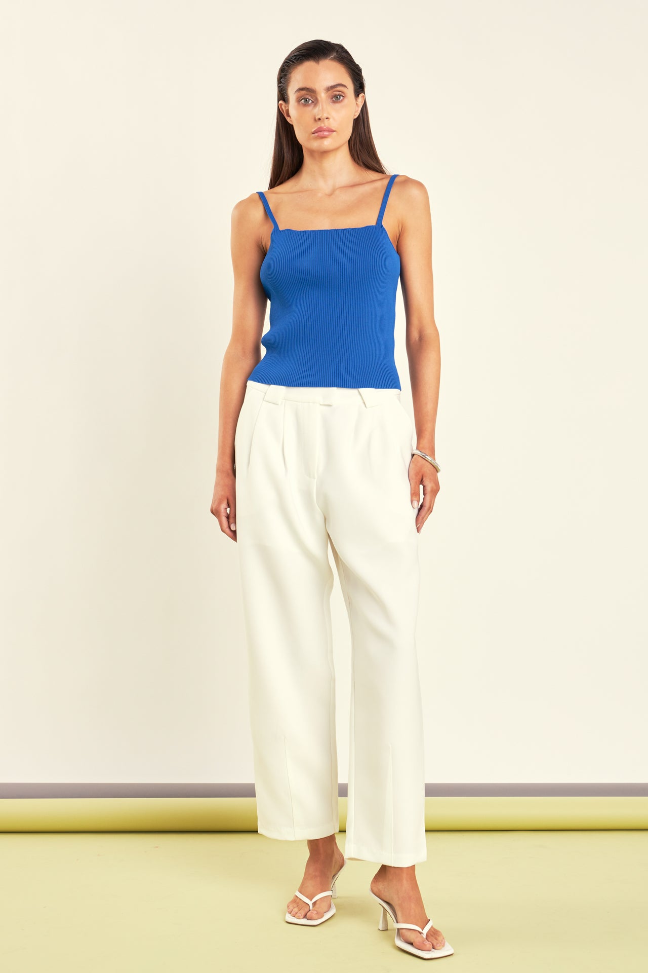 GREY LAB - Pleated Cropped Pants - PANTS available at Objectrare
