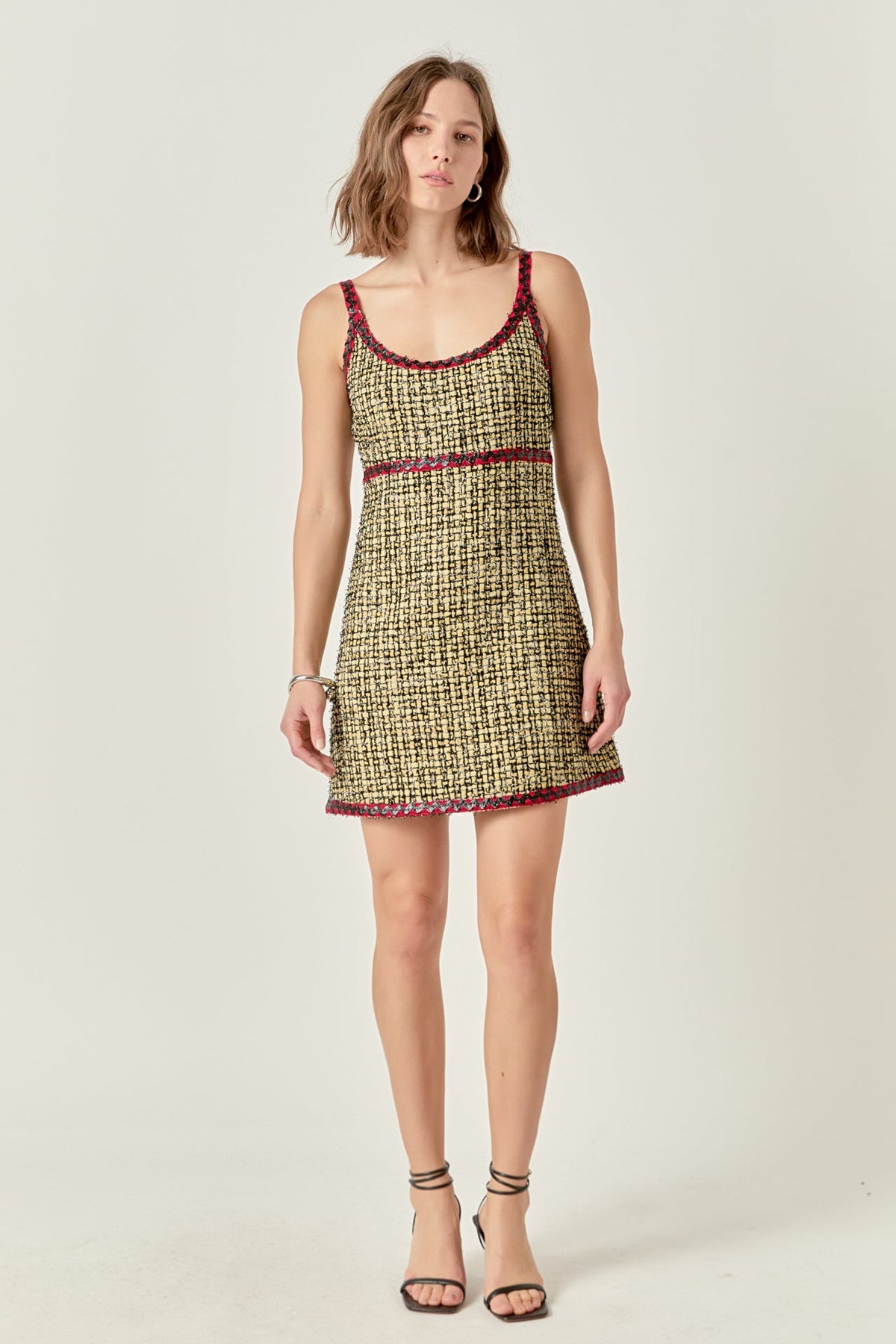 ENGLISH FACTORY - Premium Tweed Mini Dress - DRESSES available at Objectrare