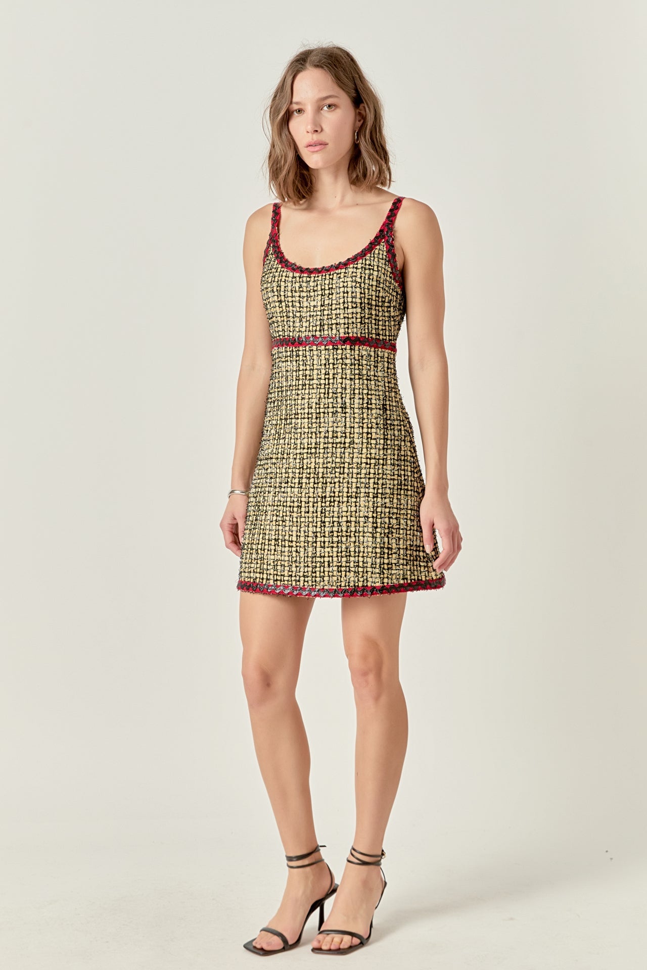 ENGLISH FACTORY - Premium Tweed Mini Dress - DRESSES available at Objectrare
