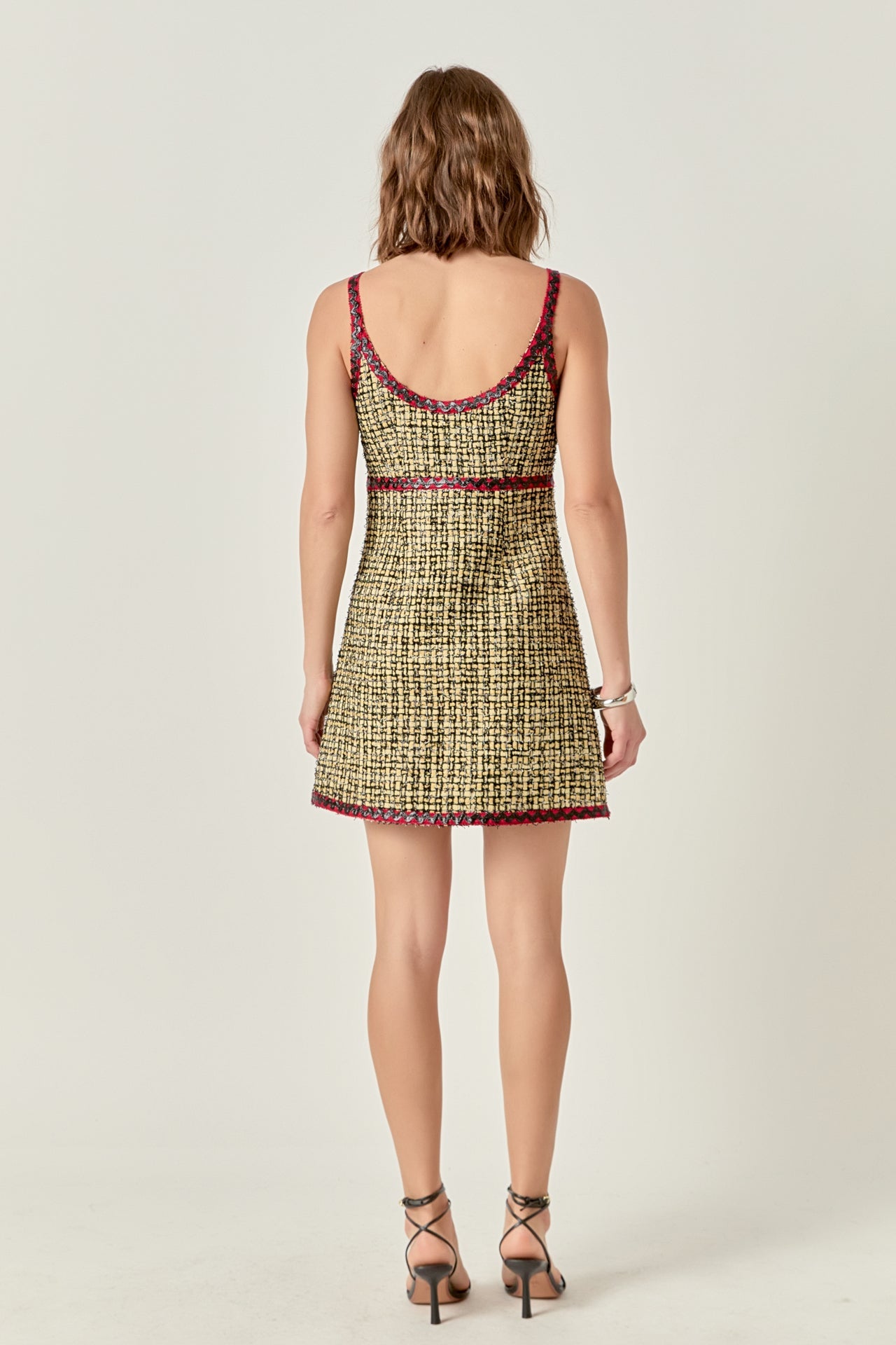 ENGLISH FACTORY - Premium Tweed Mini Dress - DRESSES available at Objectrare