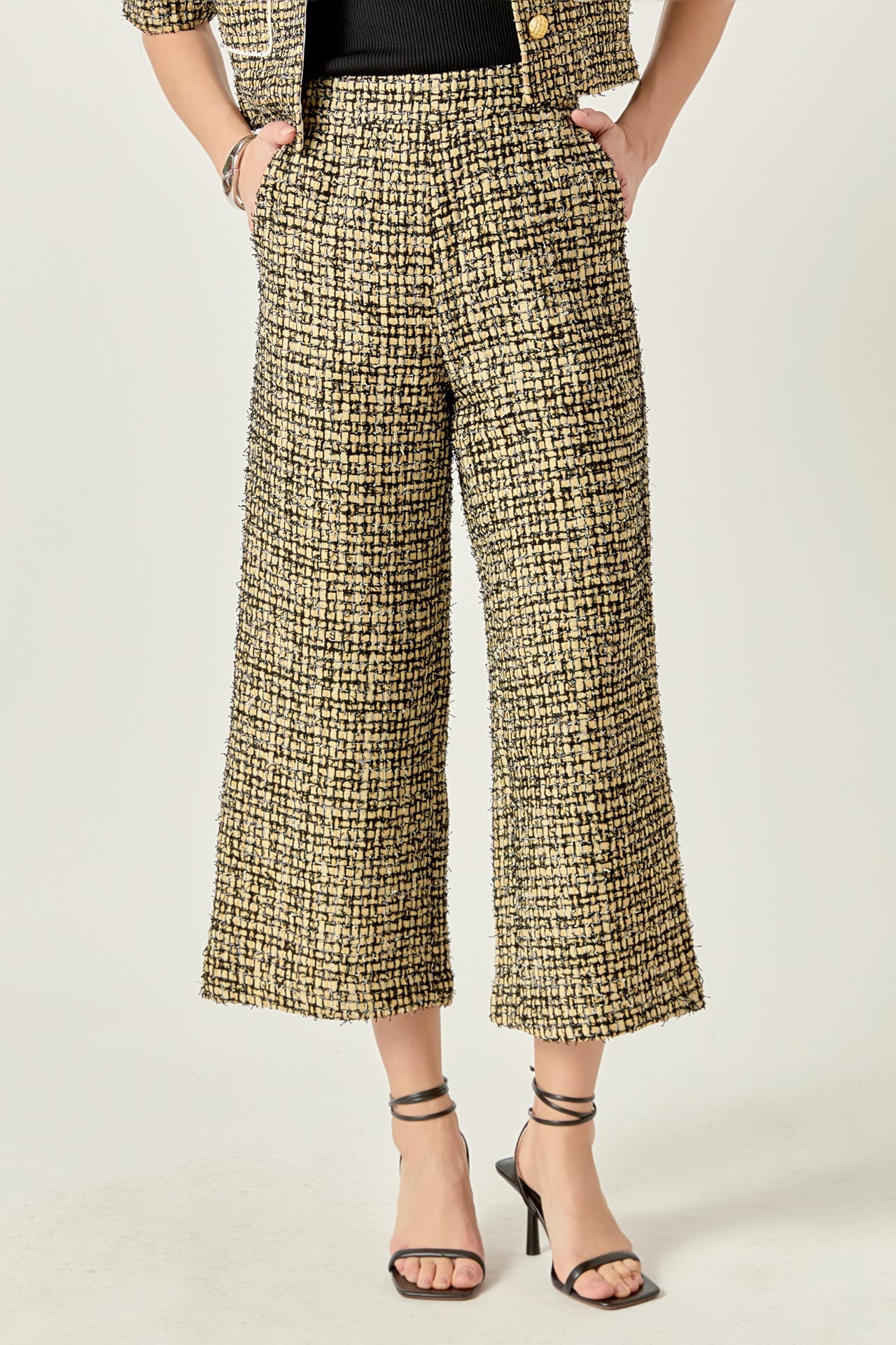 ENGLISH FACTORY - Premium Tweed Culottes - PANTS available at Objectrare
