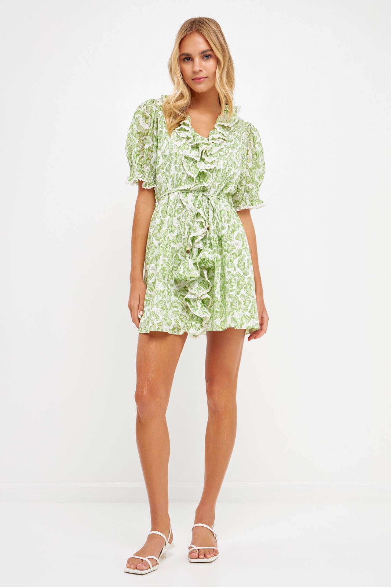 ENGLISH FACTORY - Ruffle Pintuck Dress - DRESSES available at Objectrare