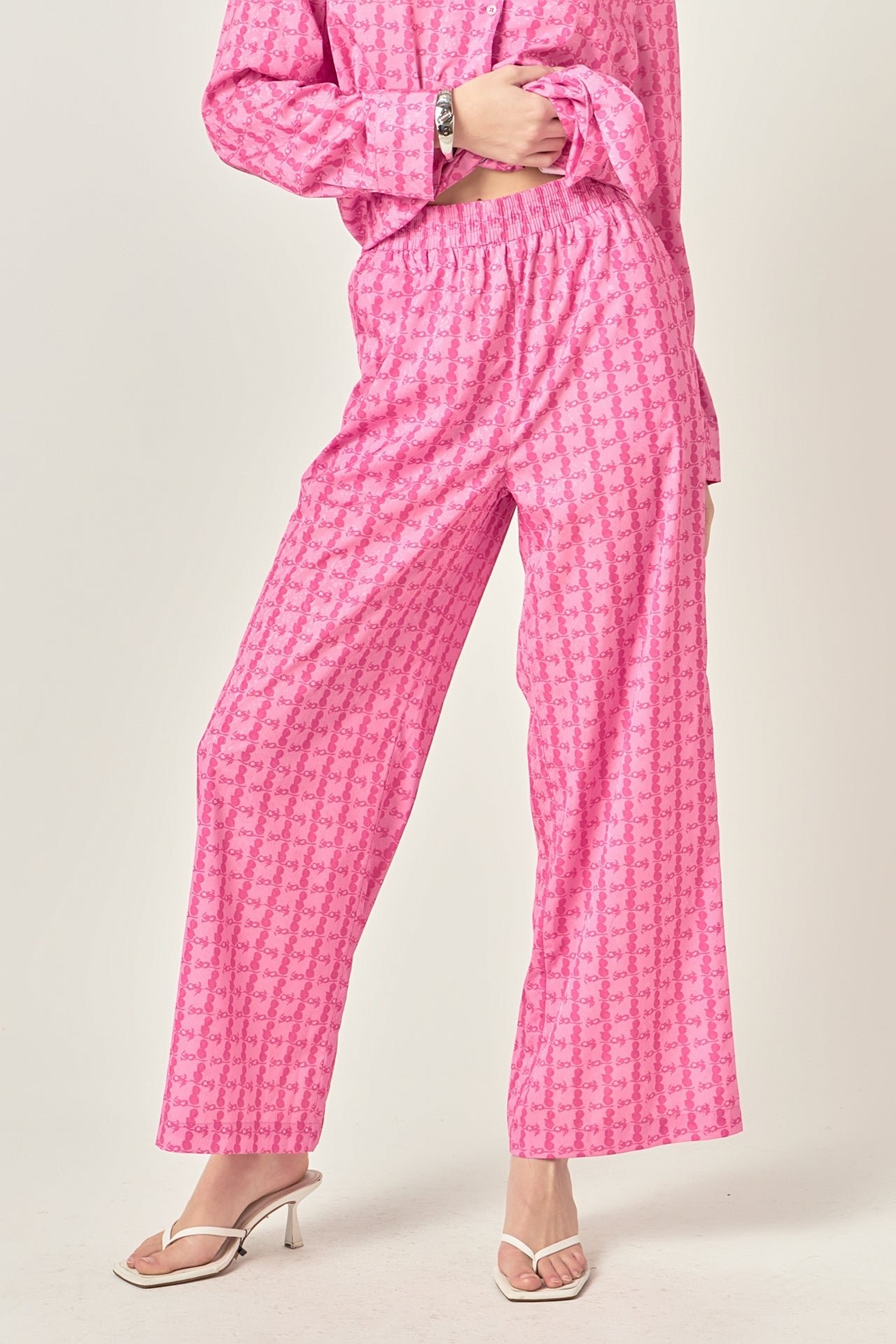 ENGLISH FACTORY - Printed Long Pants - PANTS available at Objectrare