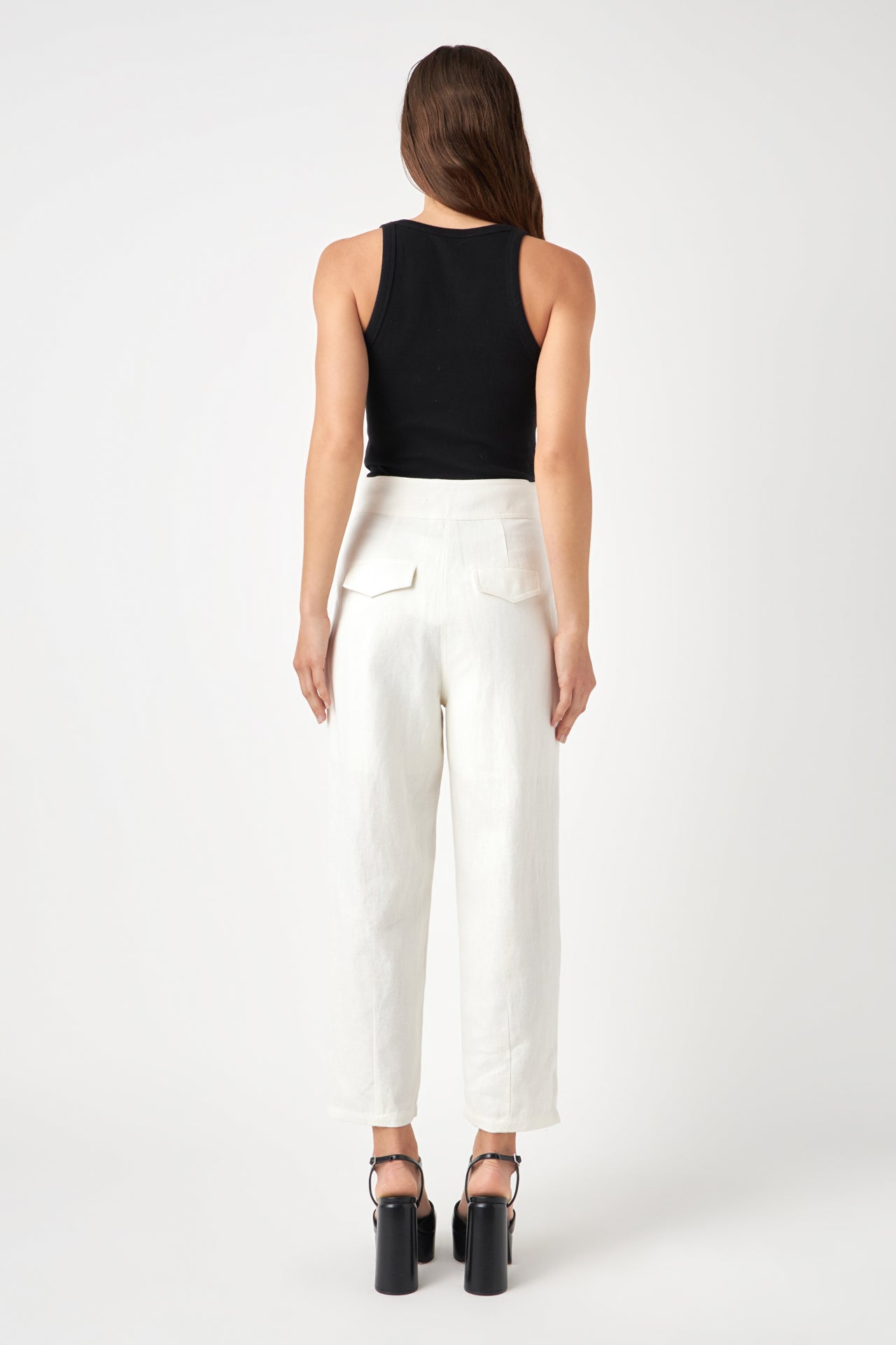 ENGLISH FACTORY - Linen Trouser Pants - PANTS available at Objectrare