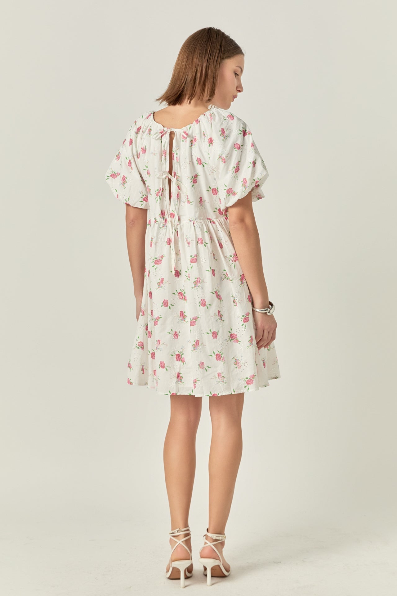 ENGLISH FACTORY - Floral Cotton Embroidered Dress - DRESSES available at Objectrare