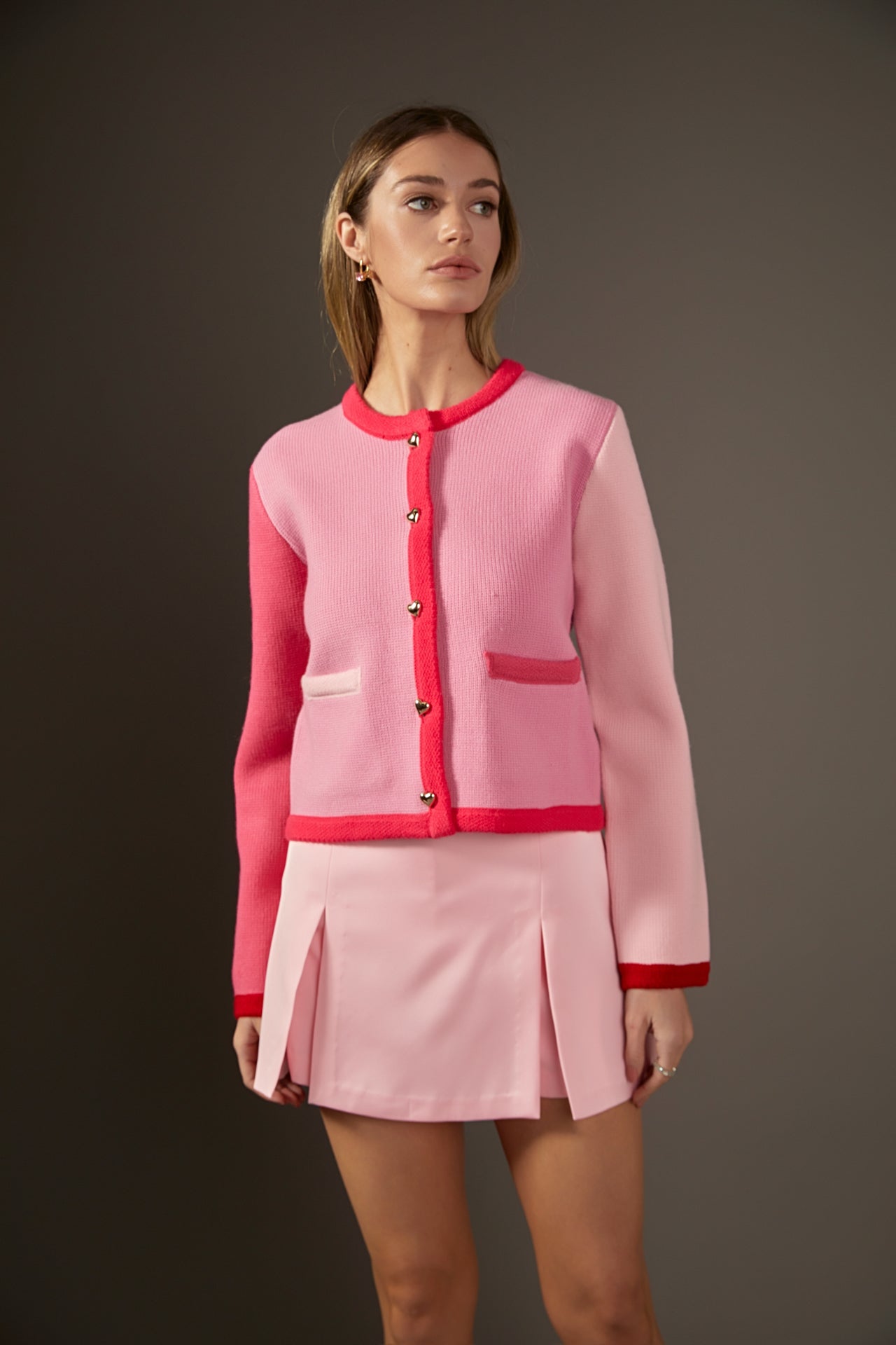ENGLISH FACTORY - Satin Single Pleat Skort - SKORTS available at Objectrare