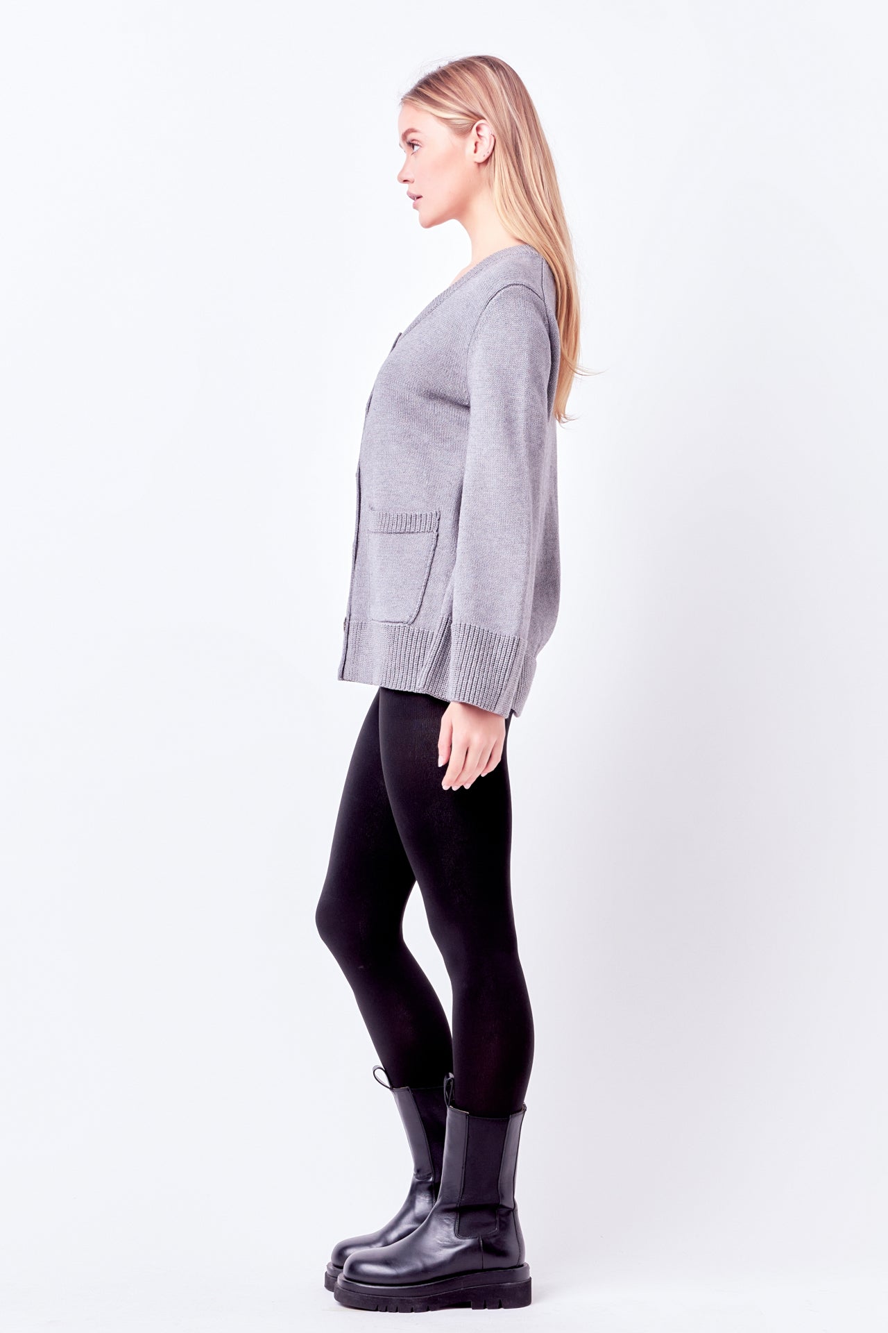 Scoop Neck Cardigan