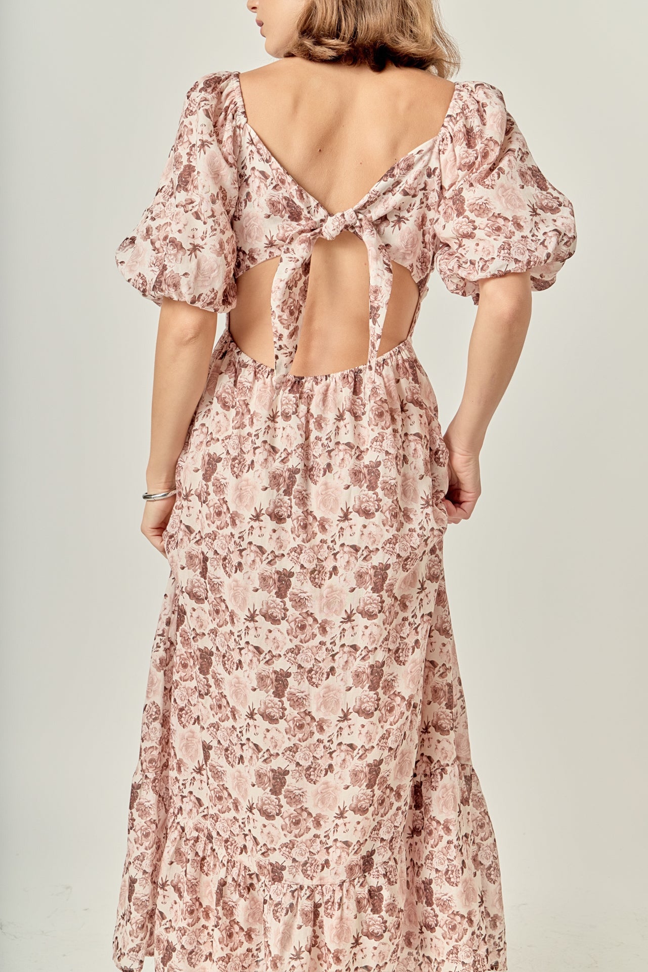 ENGLISH FACTORY - Linen Floral Maxi Dress - DRESSES available at Objectrare