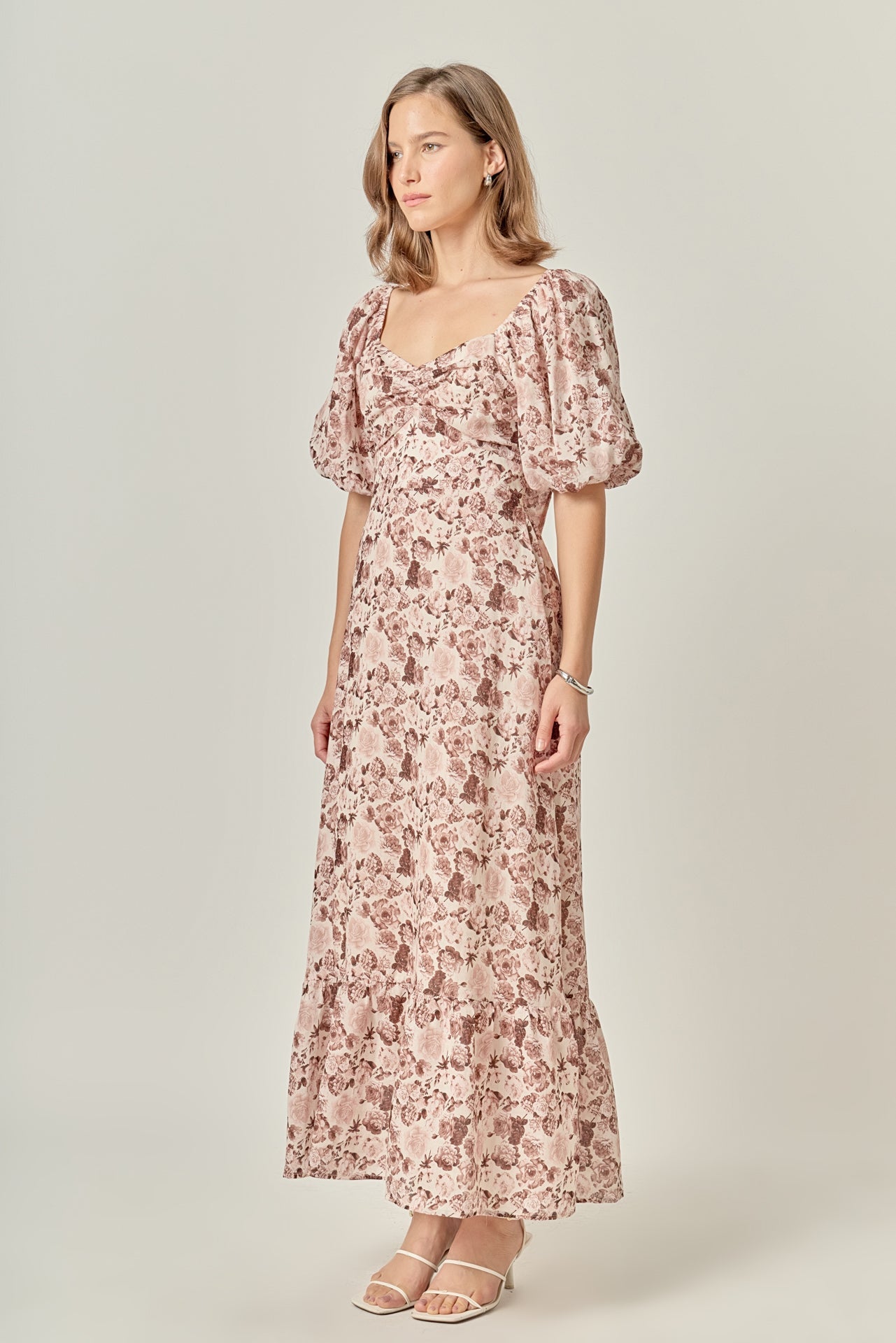 ENGLISH FACTORY - Linen Floral Maxi Dress - DRESSES available at Objectrare