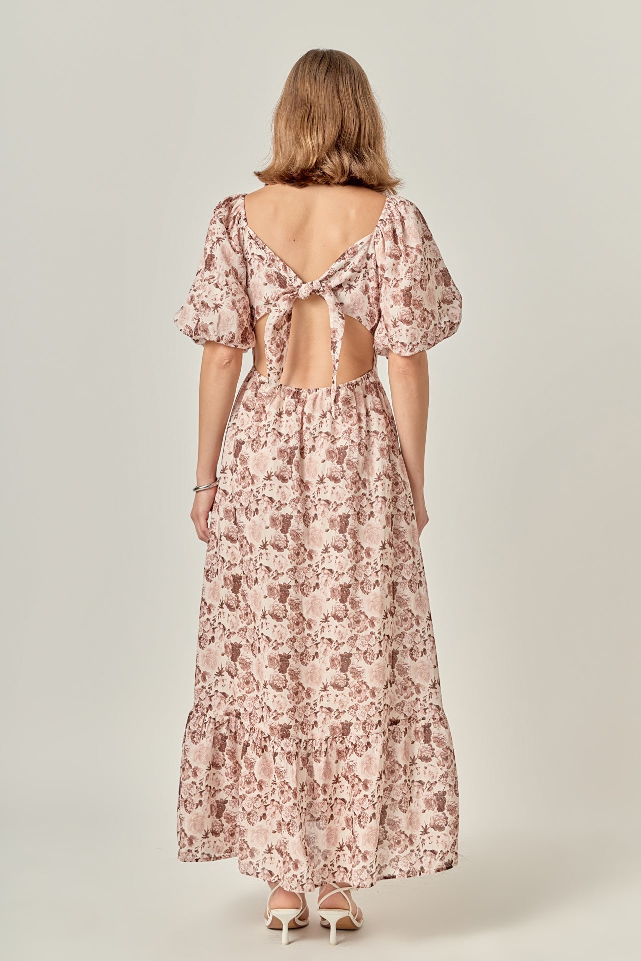 ENGLISH FACTORY - Linen Floral Maxi Dress - DRESSES available at Objectrare