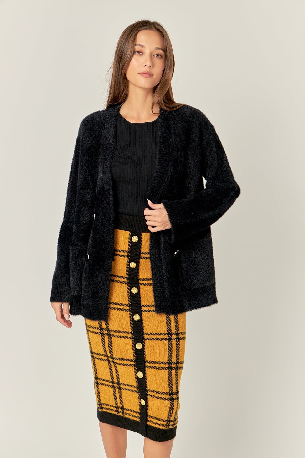 ENGLISH FACTORY - Knit Blazer Cardigan - SWEATERS & KNITS available at Objectrare