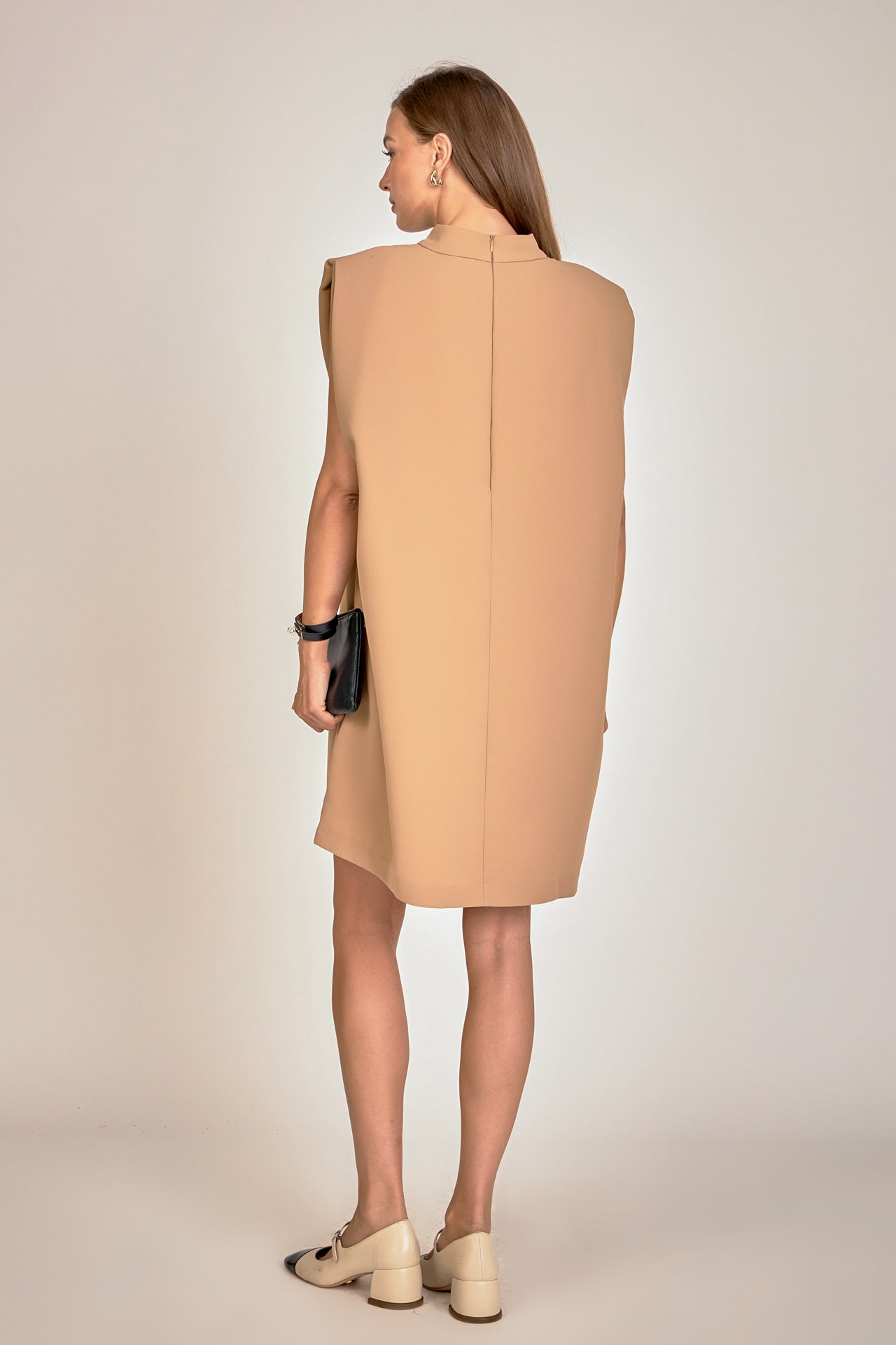 ENGLISH FACTORY - Mock Neck Shift Dress - DRESSES available at Objectrare