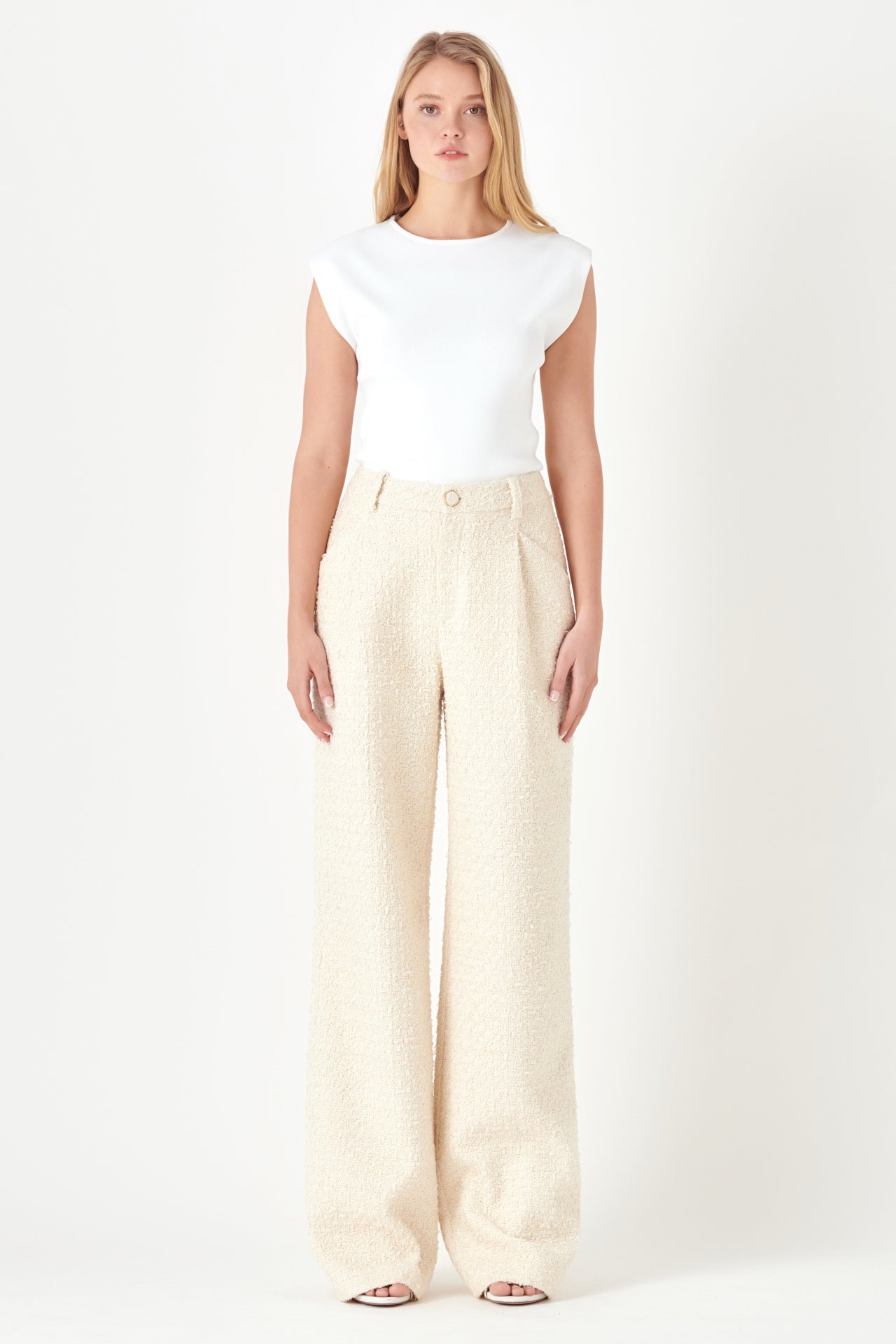 ENGLISH FACTORY - Tweed Trouser Pants - PANTS available at Objectrare