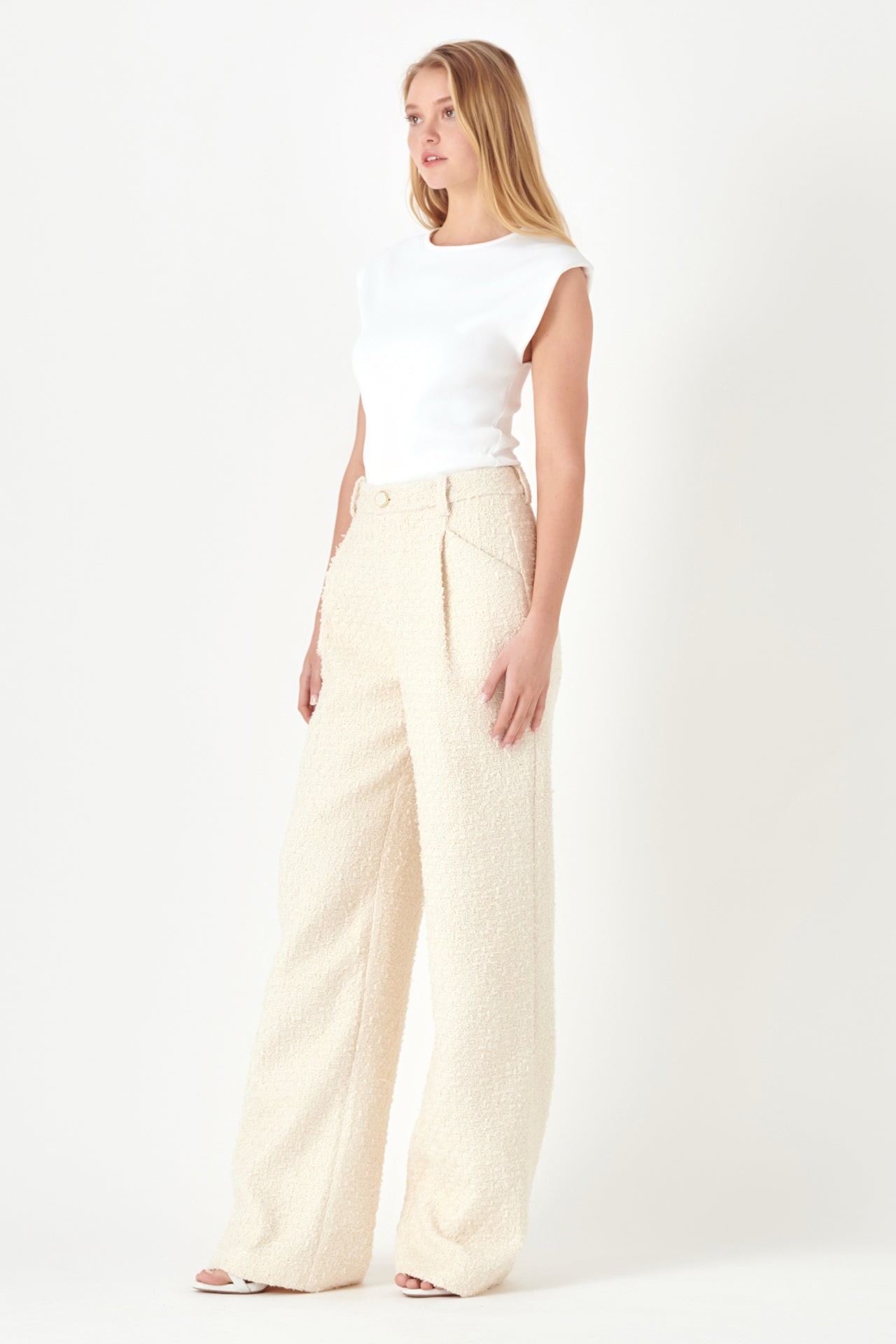 ENGLISH FACTORY - Tweed Trouser Pants - PANTS available at Objectrare