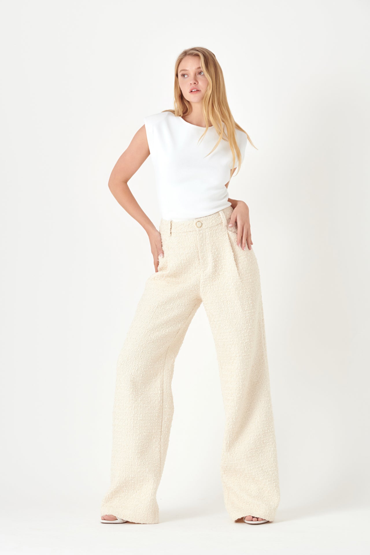 ENGLISH FACTORY - Tweed Trouser Pants - PANTS available at Objectrare