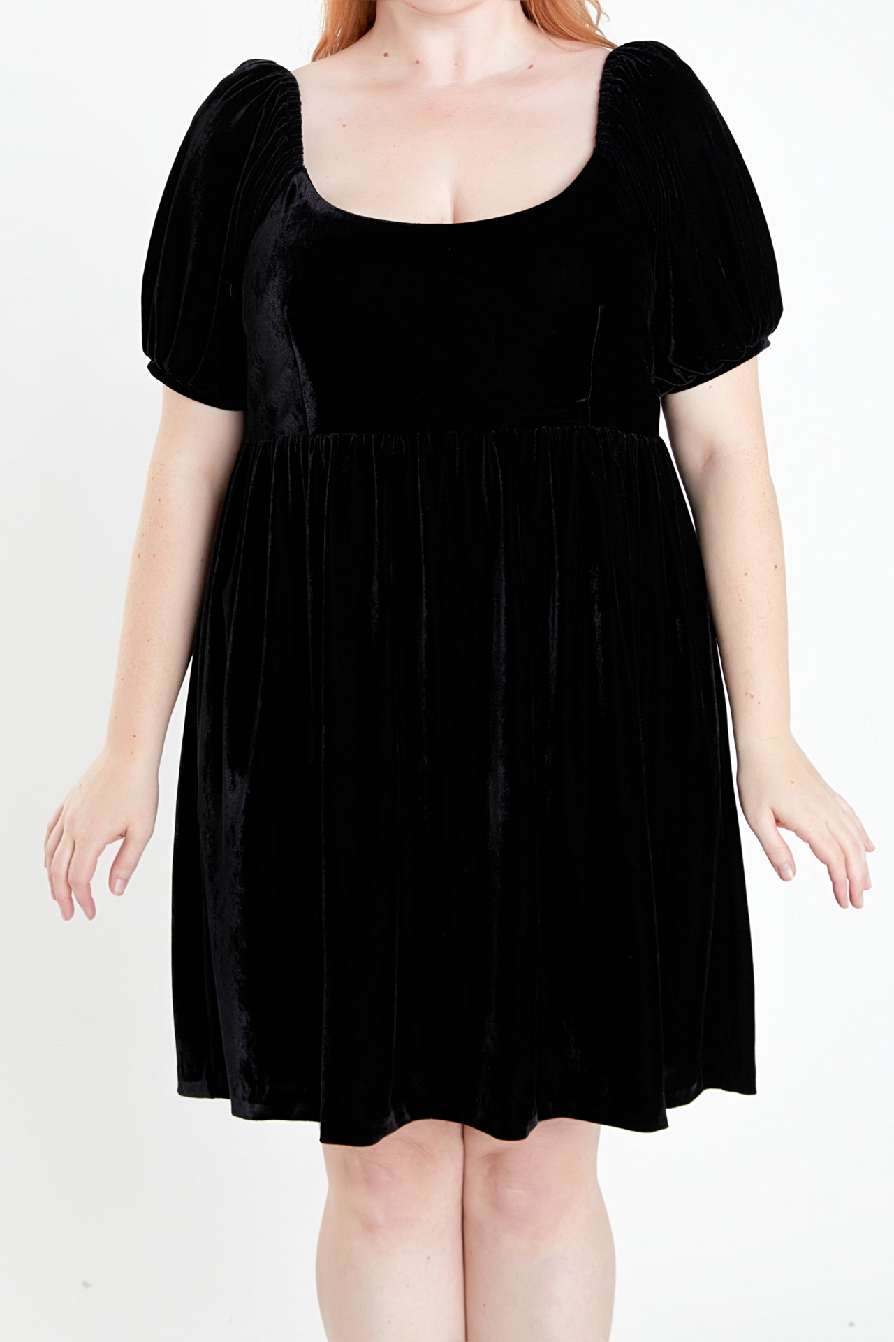ENGLISH FACTORY - Velvet Scoop Neck Midi Dress - DRESSES available at Objectrare