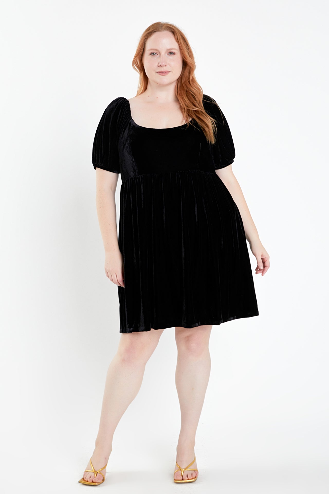 ENGLISH FACTORY - Velvet Scoop Neck Midi Dress - DRESSES available at Objectrare