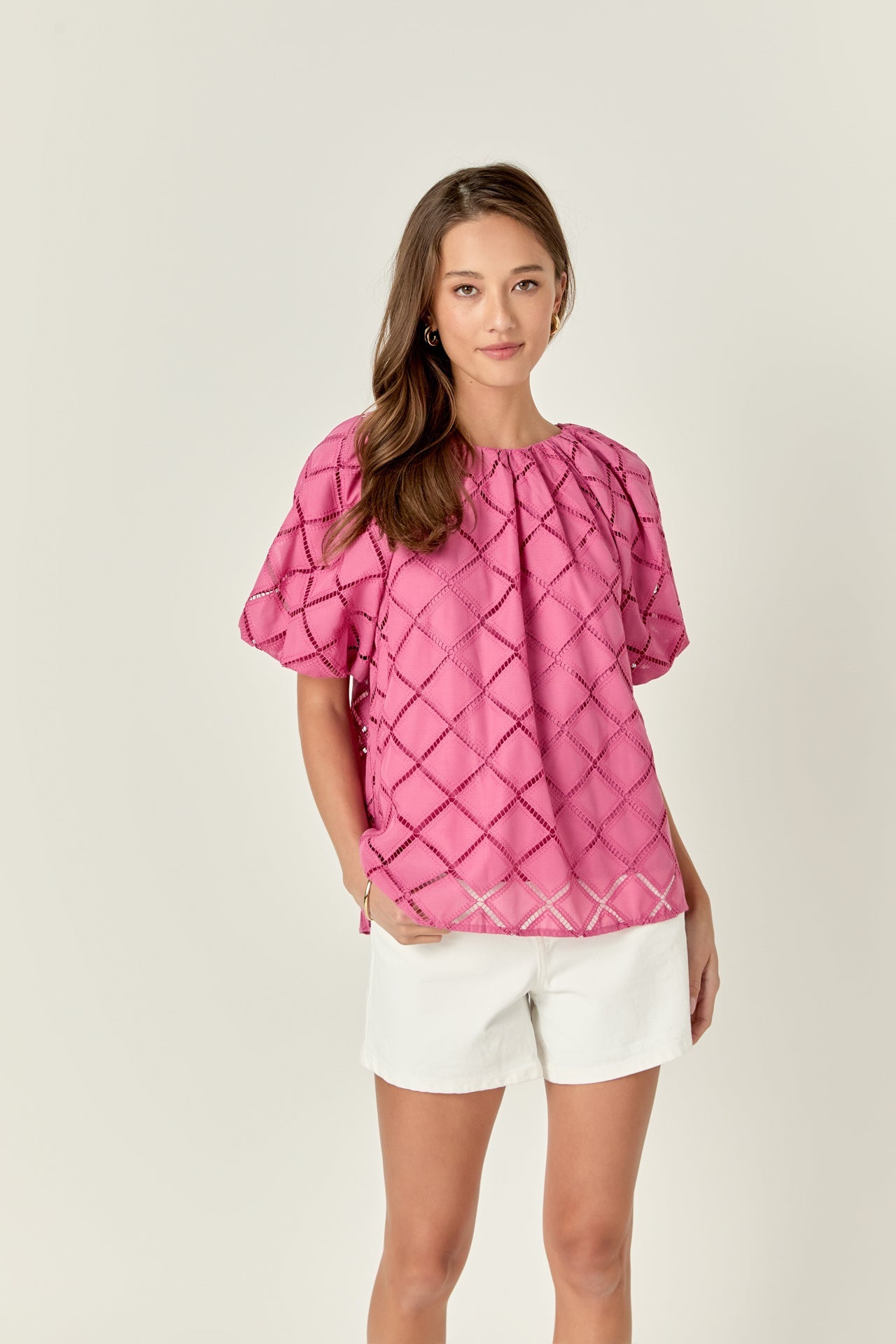 ENGLISH FACTORY - Embroidered Cotton Top - TOPS available at Objectrare