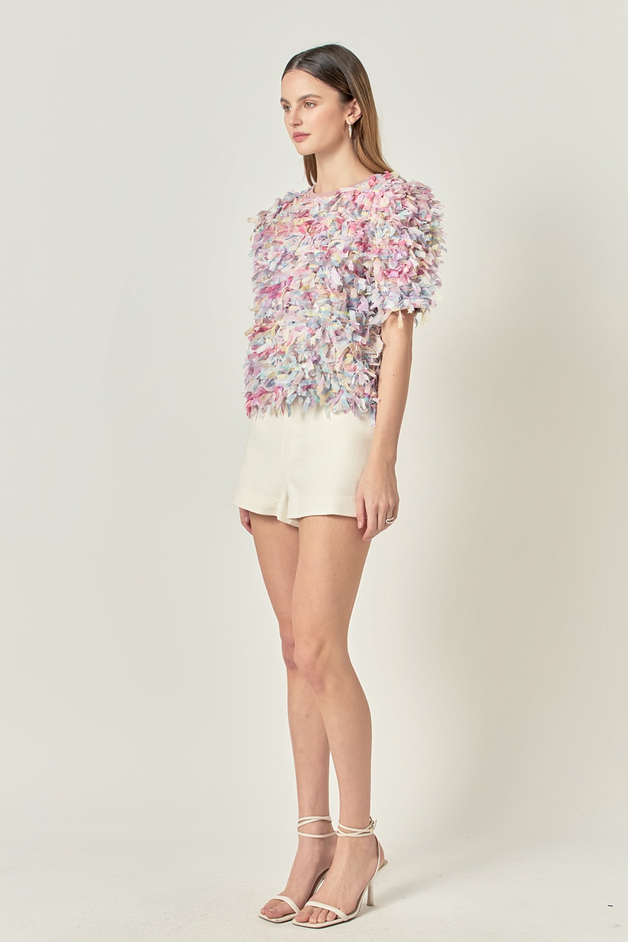 ENGLISH FACTORY - Premium Textured Ribbon Top - TOPS available at Objectrare