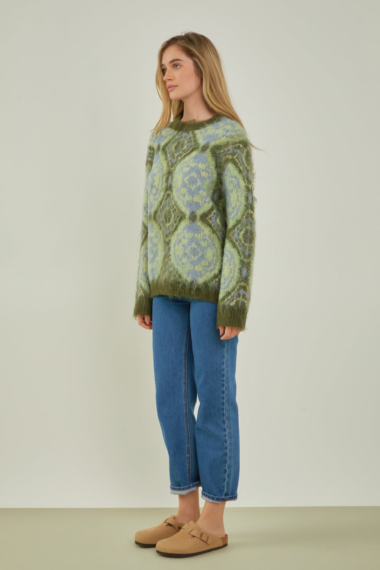 ENGLISH FACTORY - Brushed Mohair Tie Dye Sweater - SWEATERS & KNITS available at Objectrare