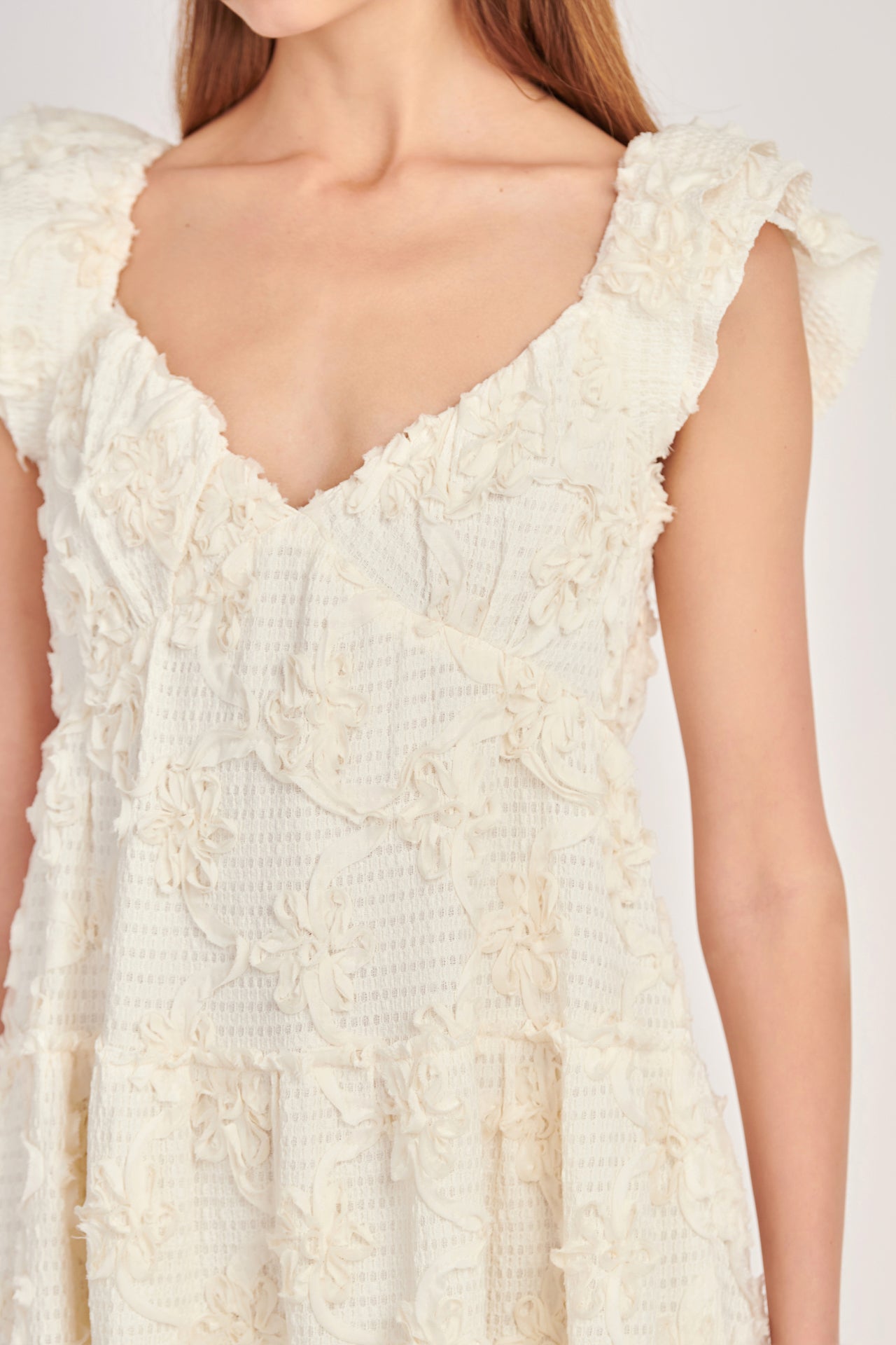 ENGLISH FACTORY - Ribbon Embroidered Maxi Dress - DRESSES available at Objectrare