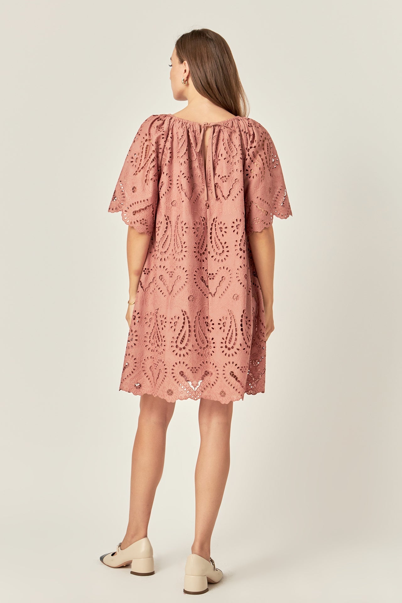 ENGLISH FACTORY - Paisley Embroidered Mini Dress - DRESSES available at Objectrare