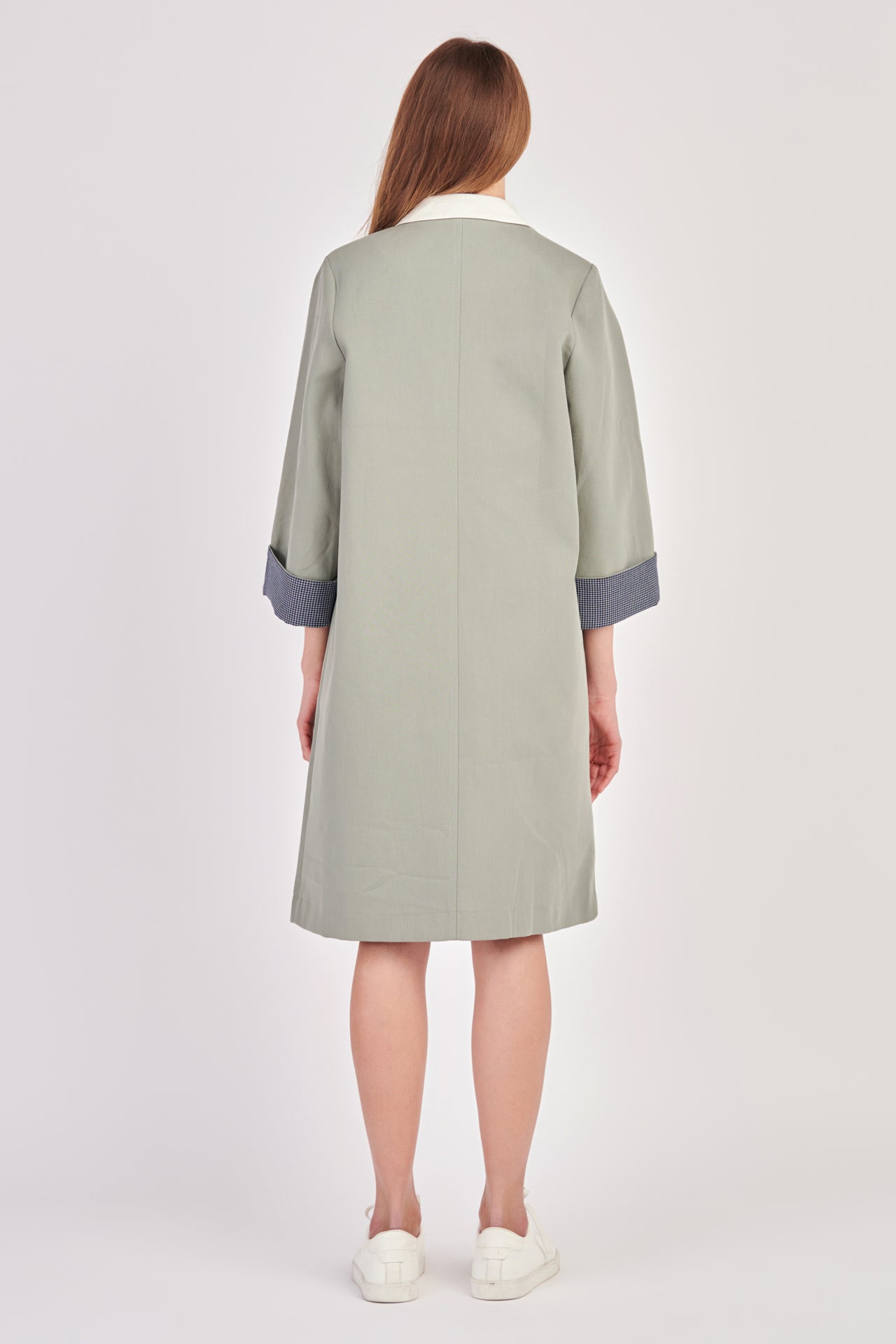 ENGLISH FACTORY - Trench Coat With Plaid Lining - COATS available at Objectrare