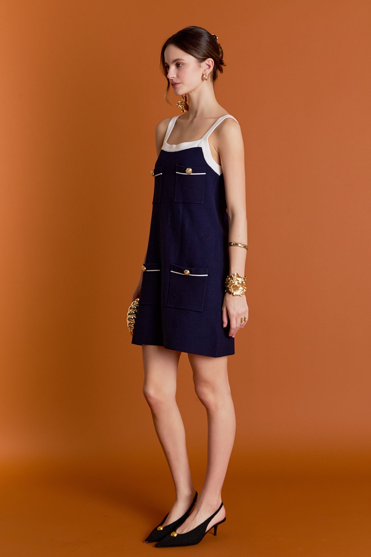 ENGLISH FACTORY - Alice Knit Mini Dress - DRESSES available at Objectrare
