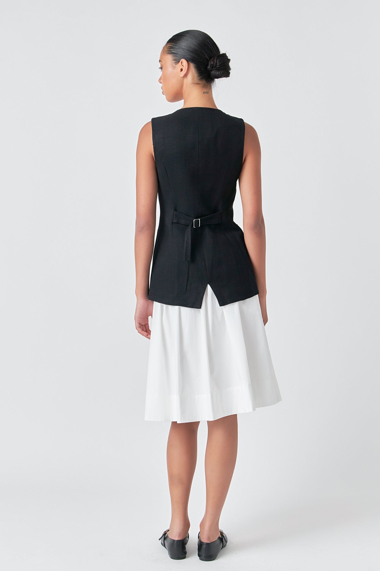 ENGLISH FACTORY - Linen Waistcoat - TOPS available at Objectrare
