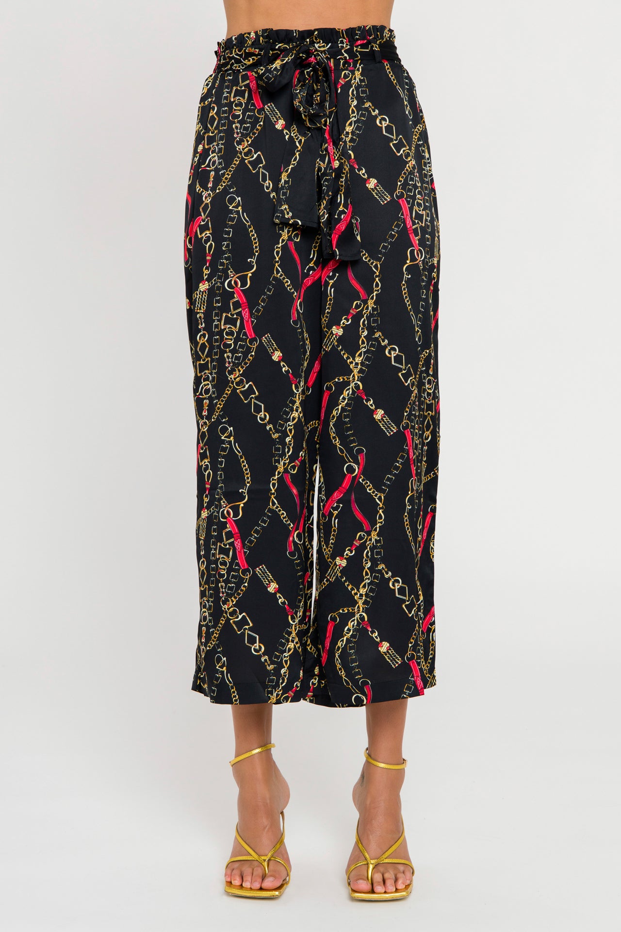 LA'VEN - Chain Print Pants - PANTS available at Objectrare
