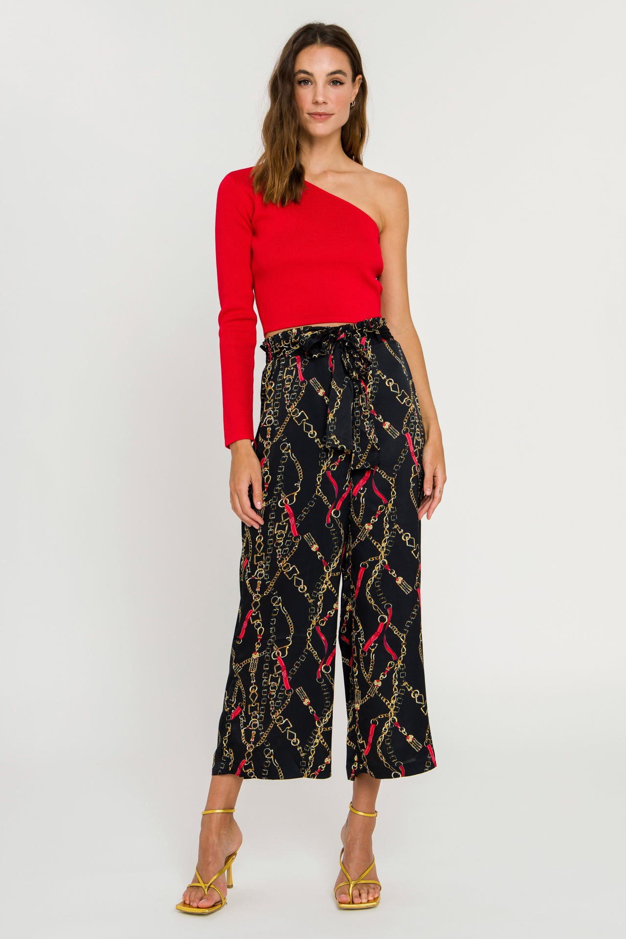 LA'VEN - Chain Print Pants - PANTS available at Objectrare