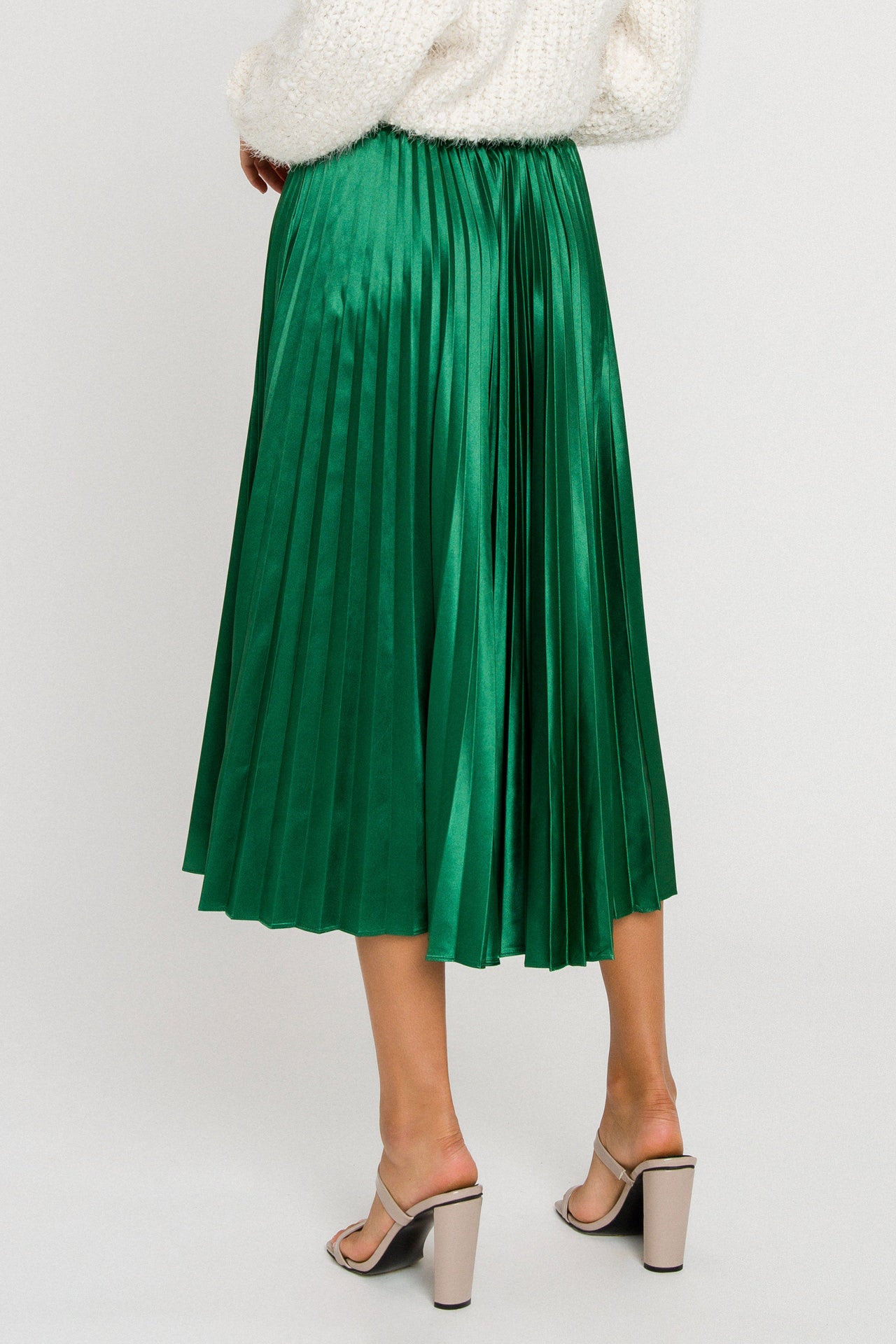 ENDLESS ROSE - Sunburst Pleated Skirt - SKIRTS available at Objectrare