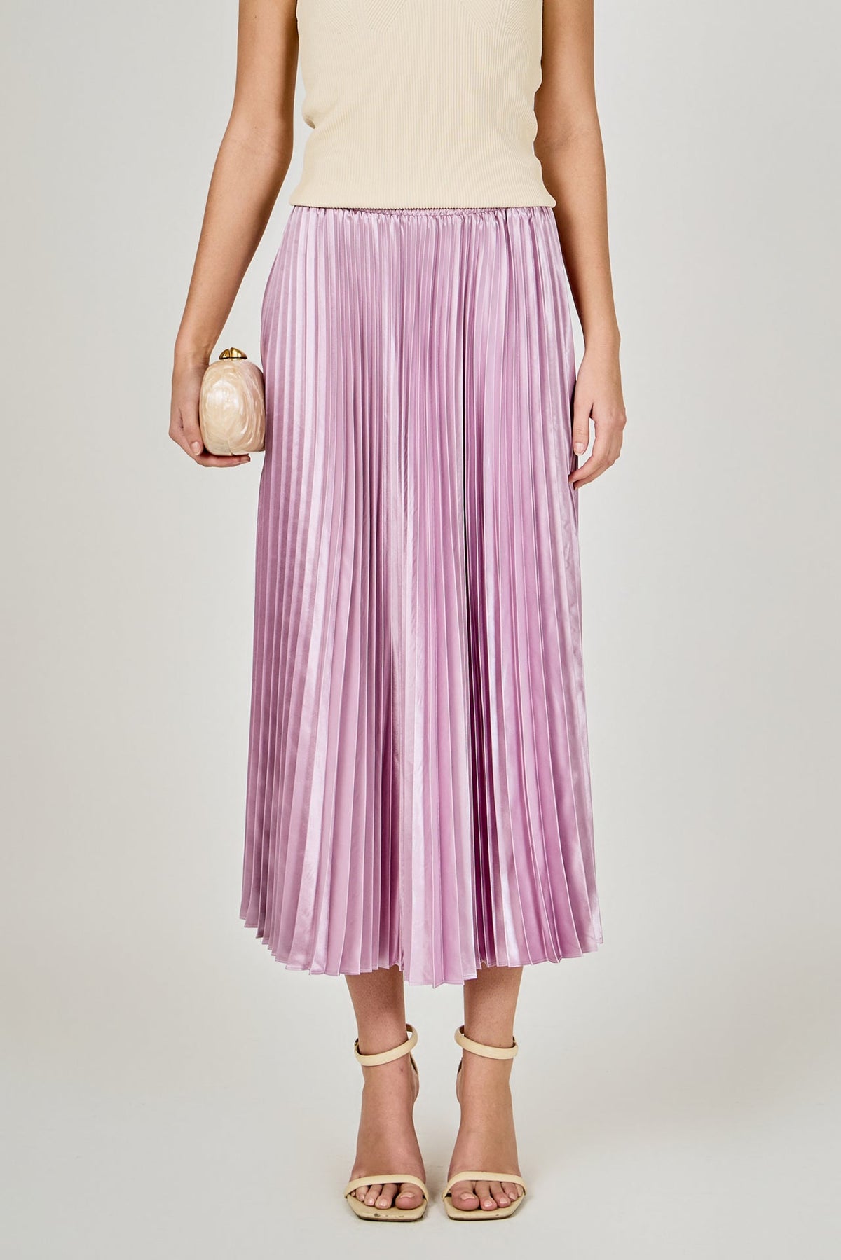 ENDLESS ROSE - Sunburst Pleated Skirt - SKIRTS available at Objectrare