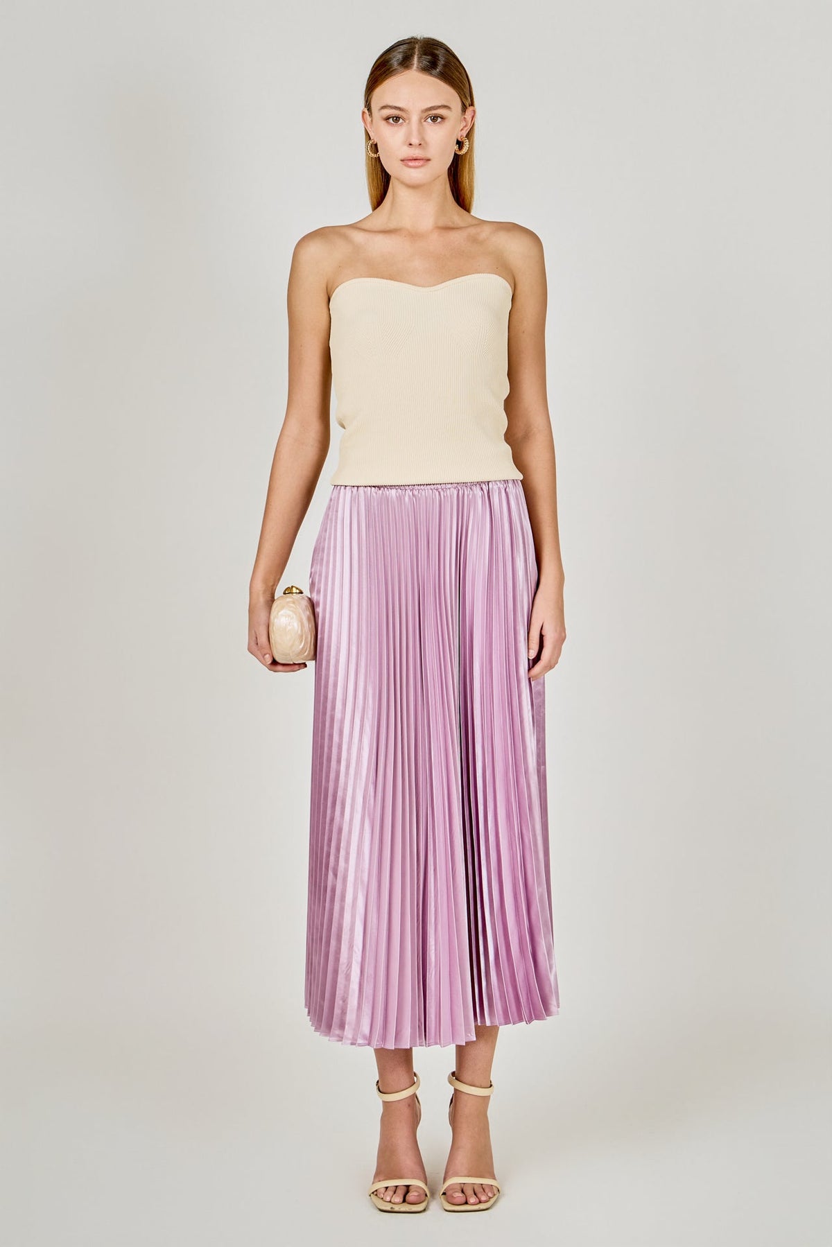 ENDLESS ROSE - Sunburst Pleated Skirt - SKIRTS available at Objectrare