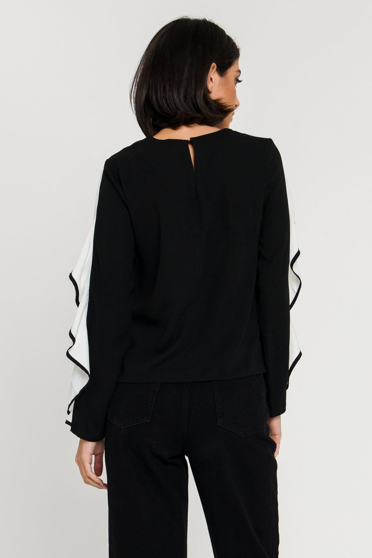 ENDLESS ROSE - Cascading Ruffle Blouse - TOPS available at Objectrare
