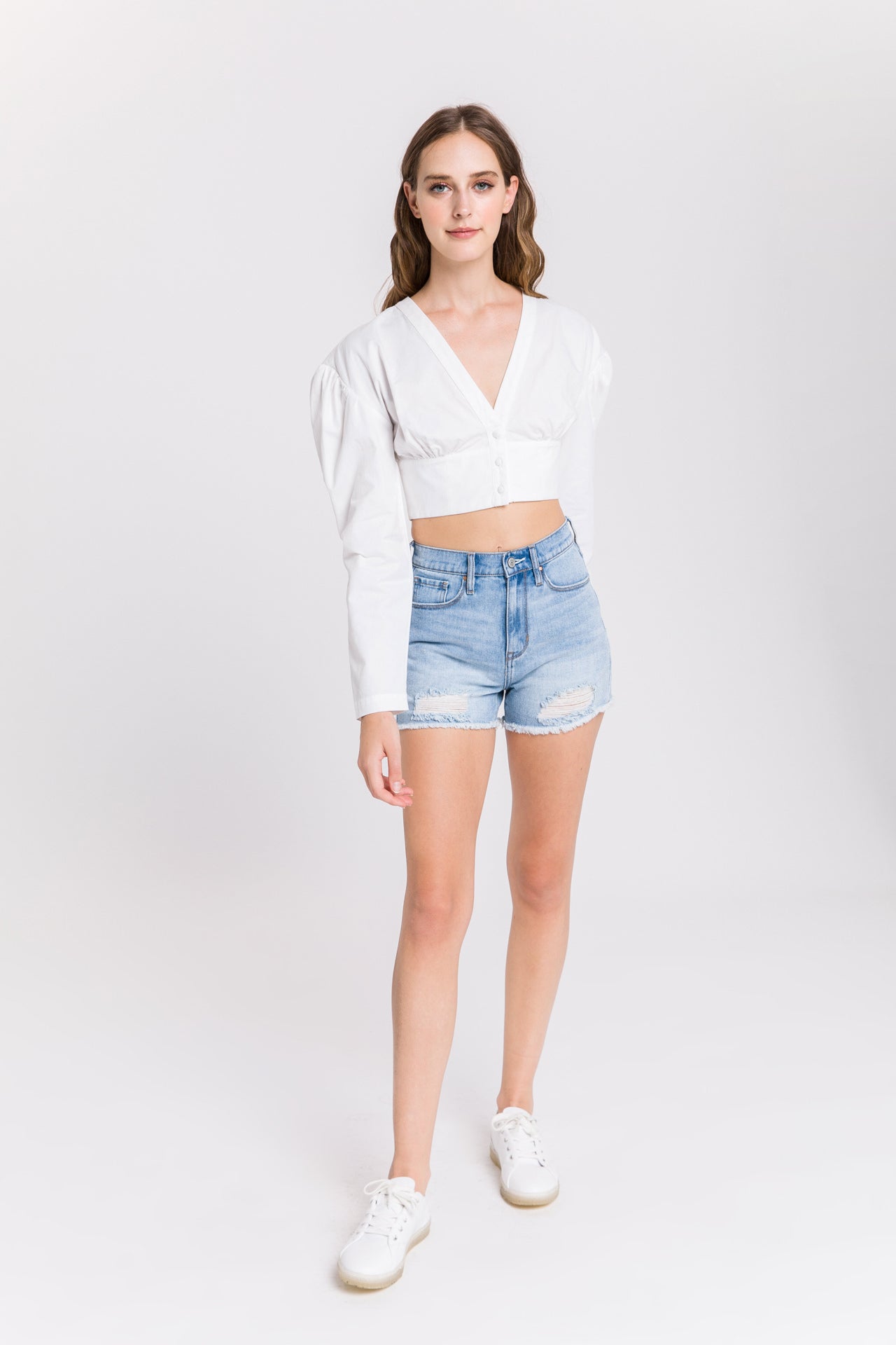 Poplin Crop Top