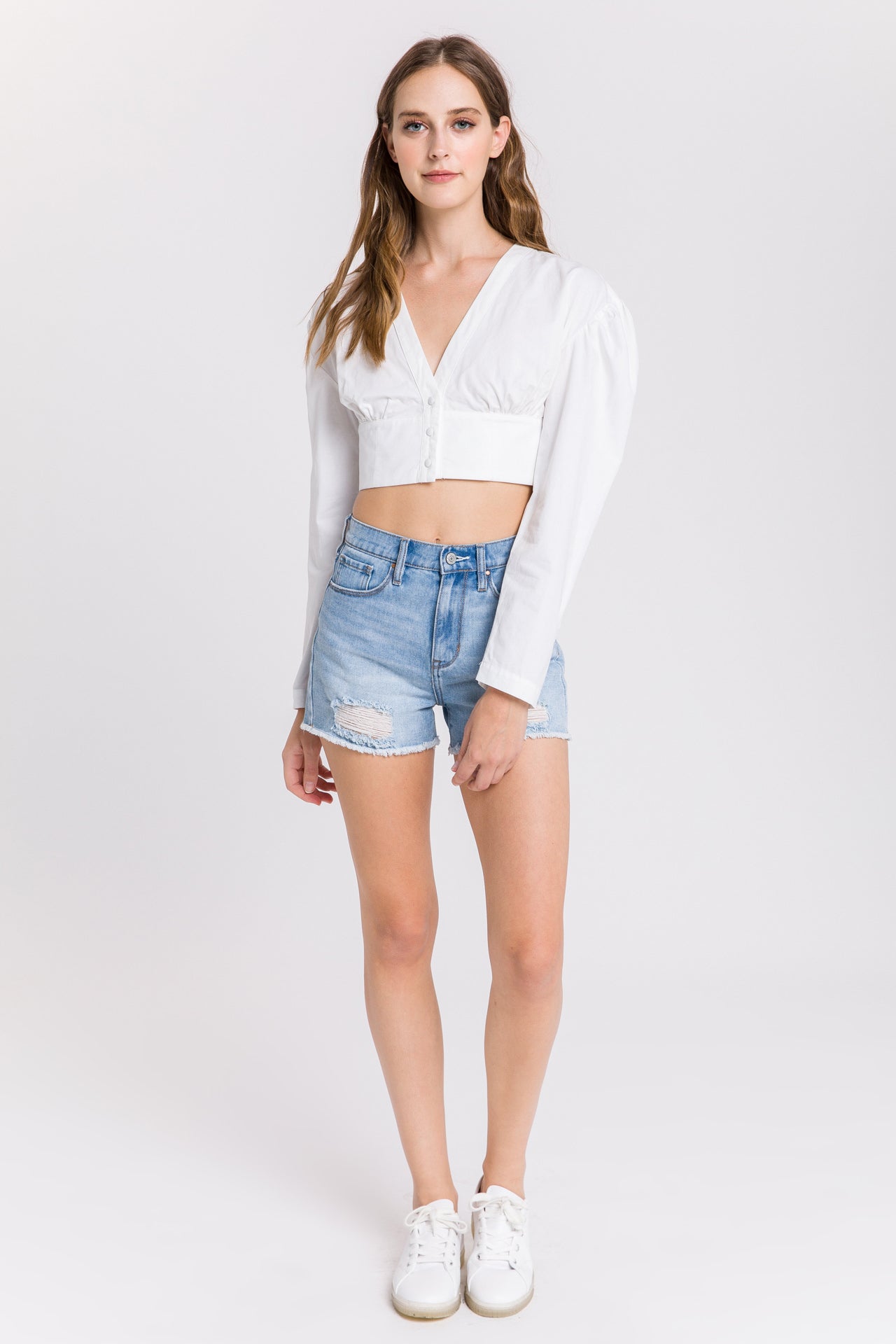 Poplin Crop Top