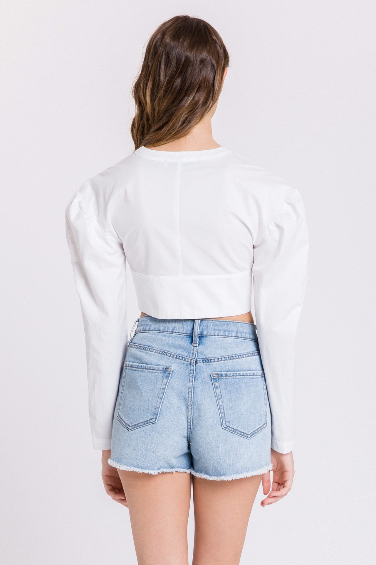 Poplin Crop Top