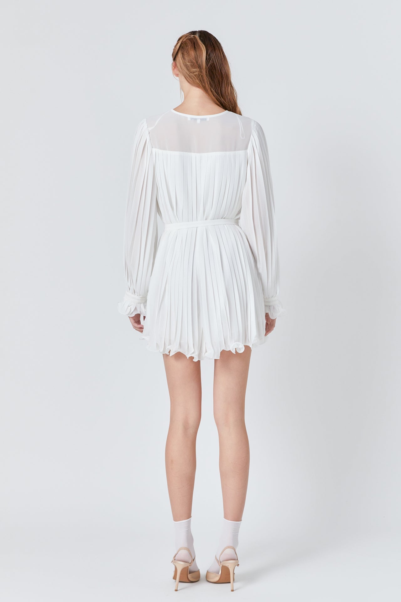 ENDLESS ROSE - Pleated Romper - ROMPERS available at Objectrare