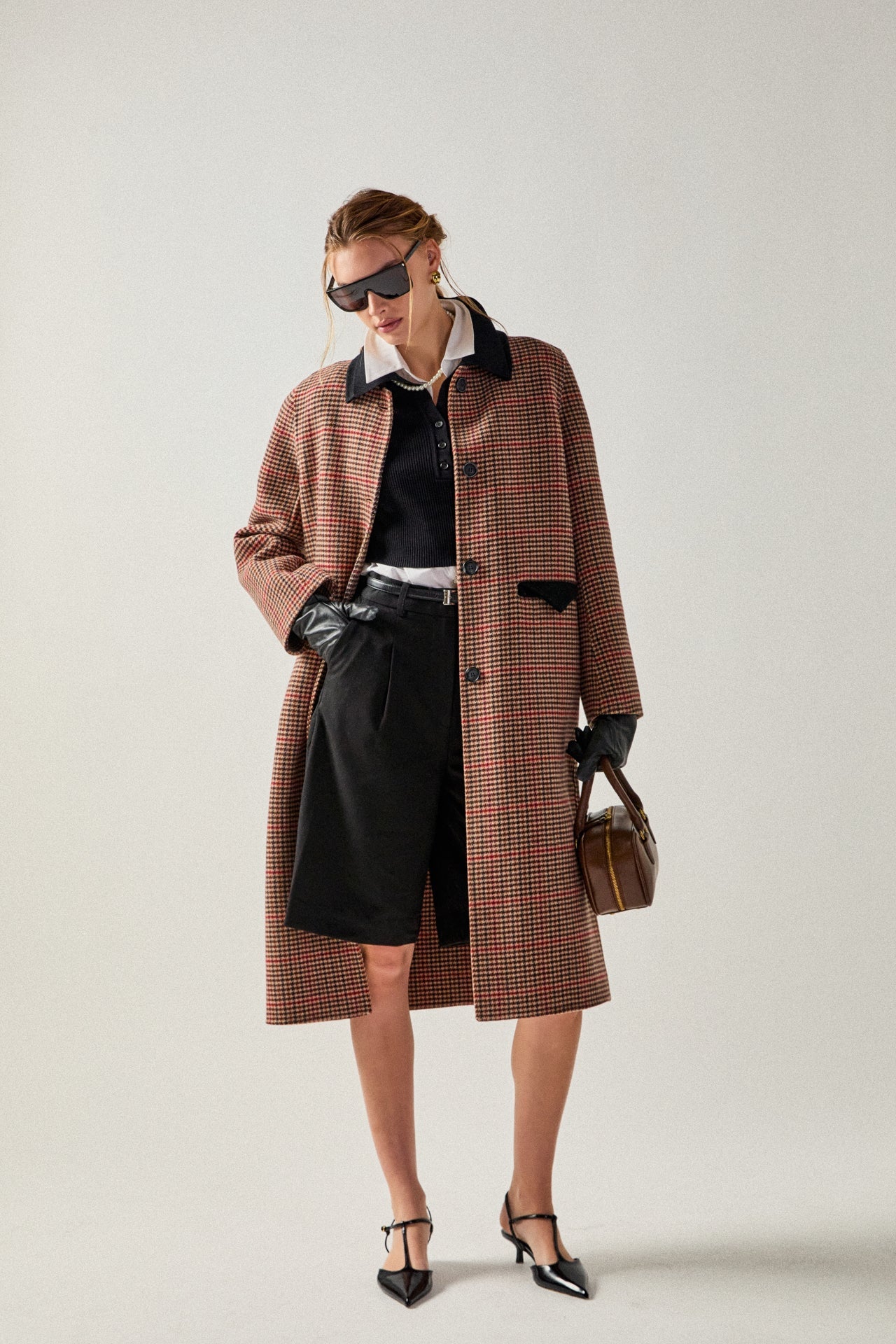 ENGLISH FACTORY - Color Block Coat - COATS available at Objectrare