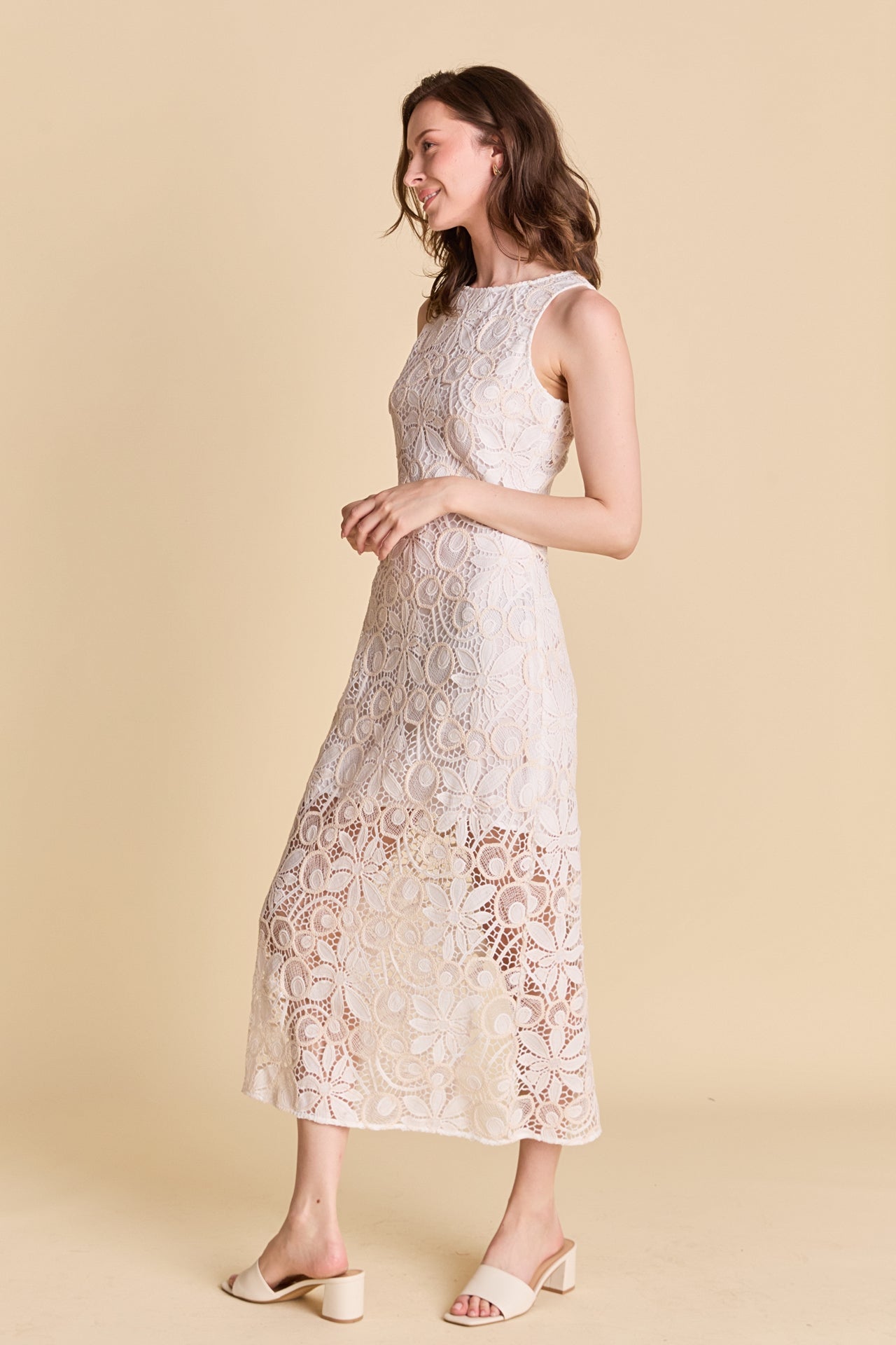 ENDLESS ROSE - Textured Maxi Dress - DRESSES available at Objectrare