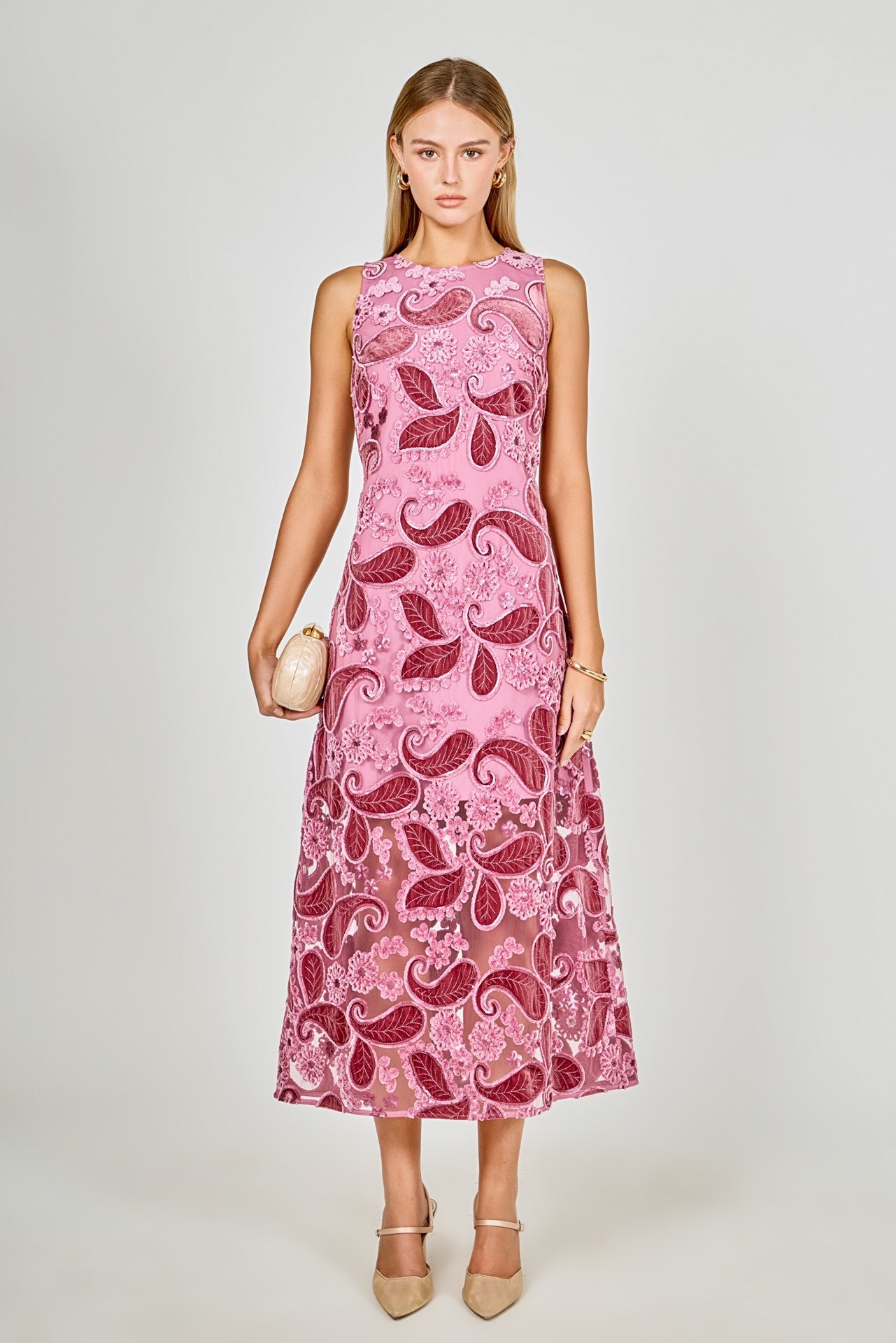 Lace Cami Maxi Dress