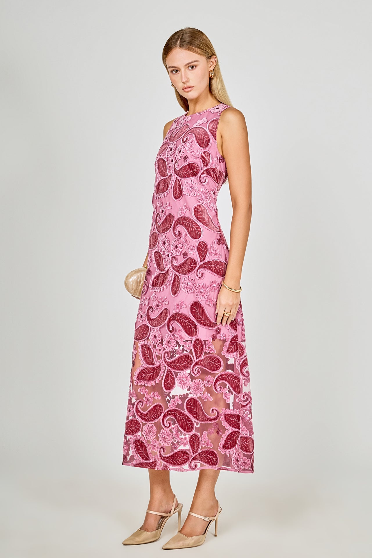 Lace Cami Maxi Dress