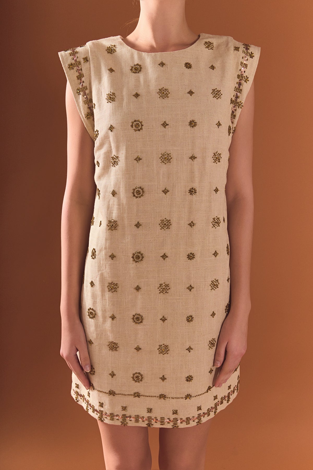 ENDLESS ROSE - Beaded Mini Dress - DRESSES available at Objectrare