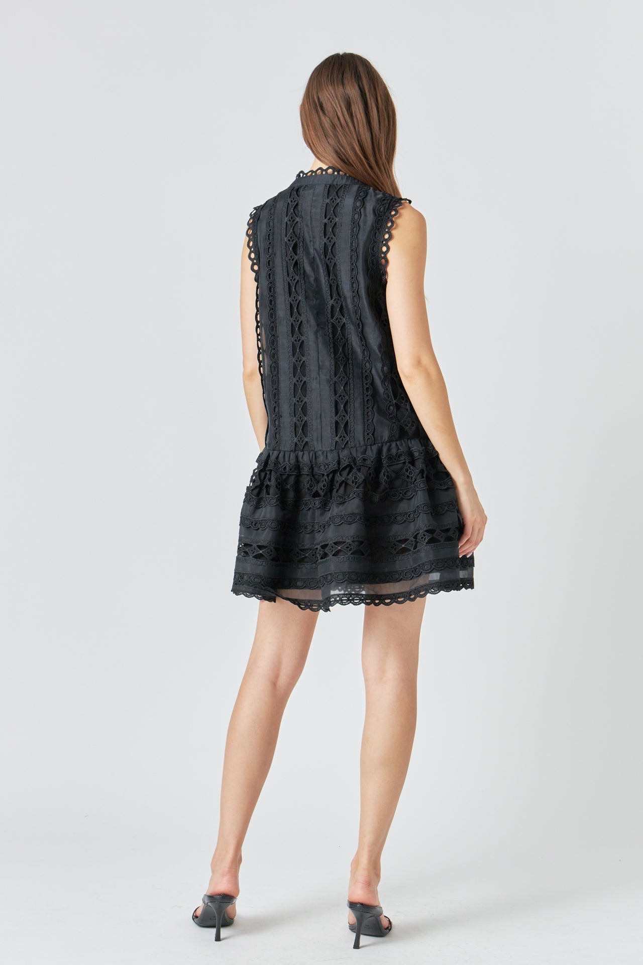 ENDLESS ROSE - Crochet Mini Dress - DRESSES available at Objectrare