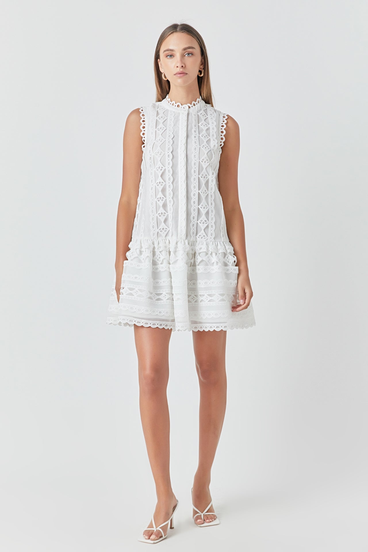 ENDLESS ROSE - Crochet Mini Dress - DRESSES available at Objectrare