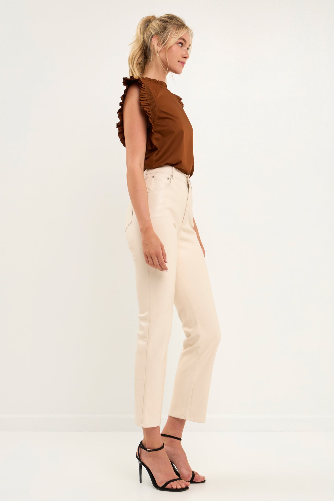 ENGLISH FACTORY - Ruffle Sleeve Top - Final Sale - TOPS available at Objectrare